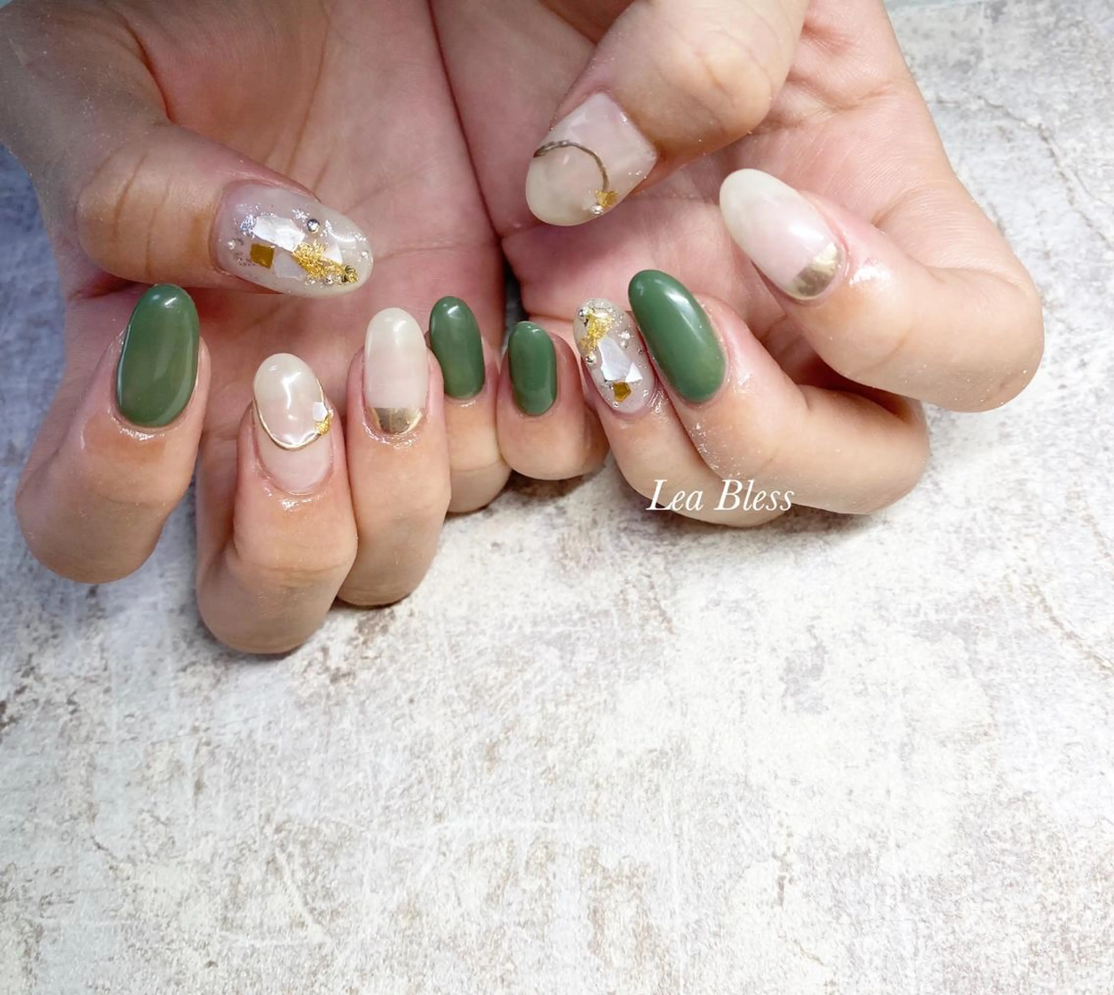 ネイル ハンドネイル Lea Bless 河原町のネイルデザイン