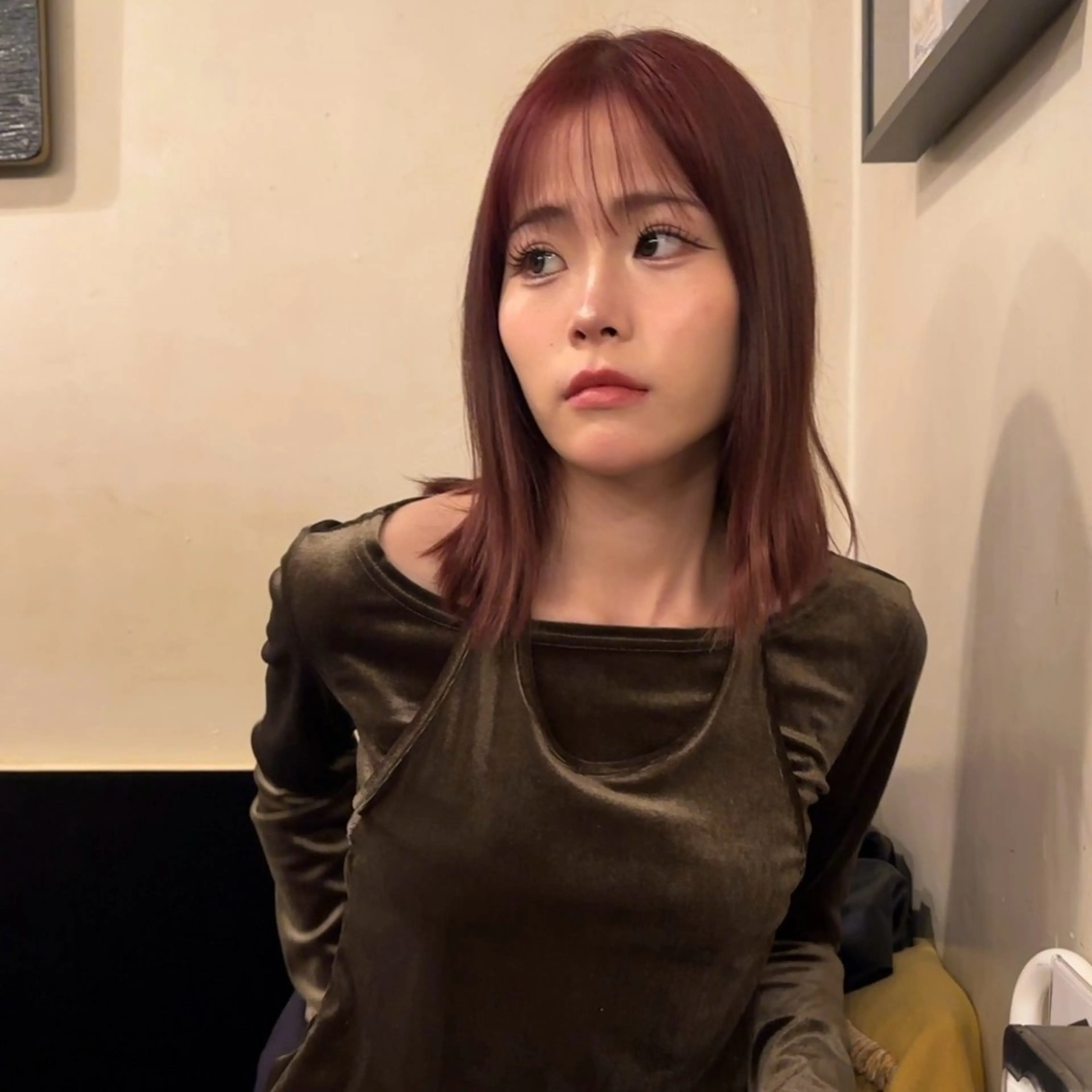 ミディアム カラー ヘアカラー riff design labo所属・Fuka 大阪狭山美容室のヘアスタイル