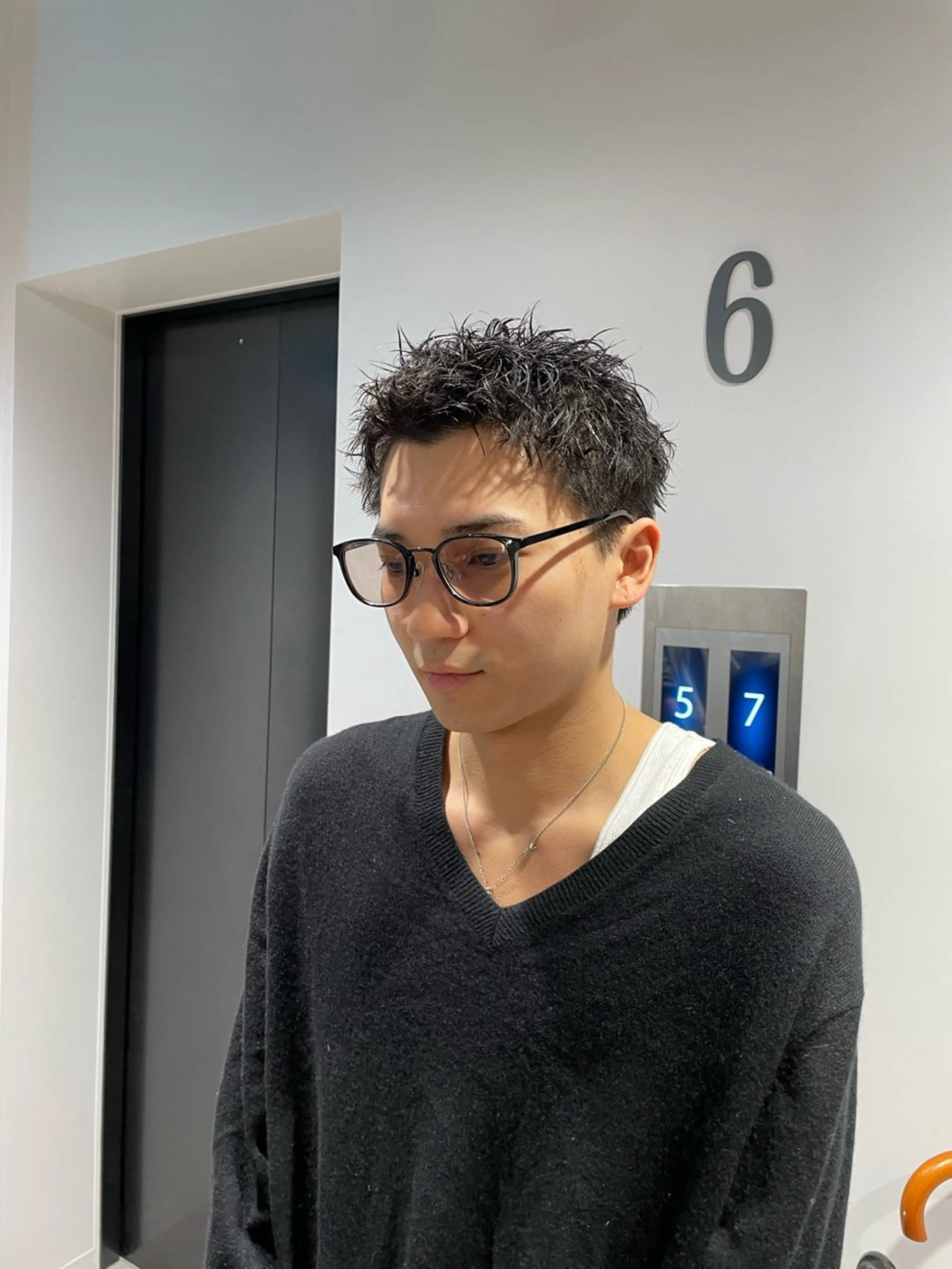 ショート メンズ スパイキーショート ショートヘア カット 垢抜けハイトーン☀/ 笑顔の美容師/しゅんのヘアスタイル