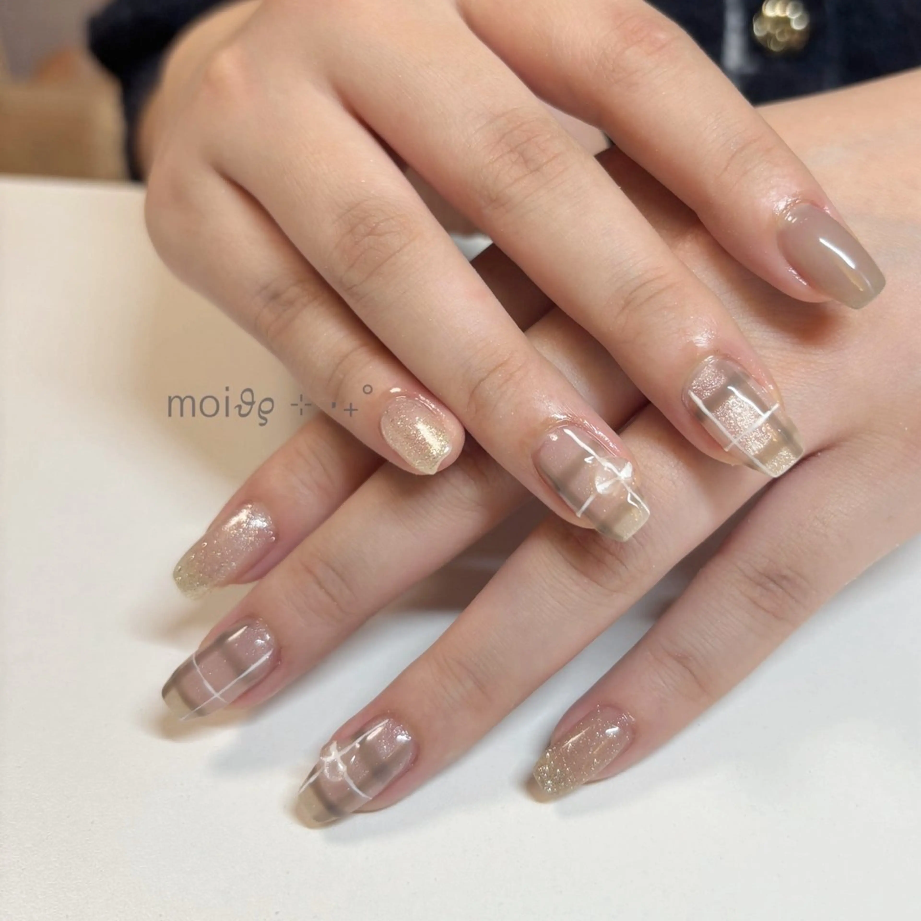 ネイル ハンドネイル moi nail ˙⋆.˚のネイルデザイン