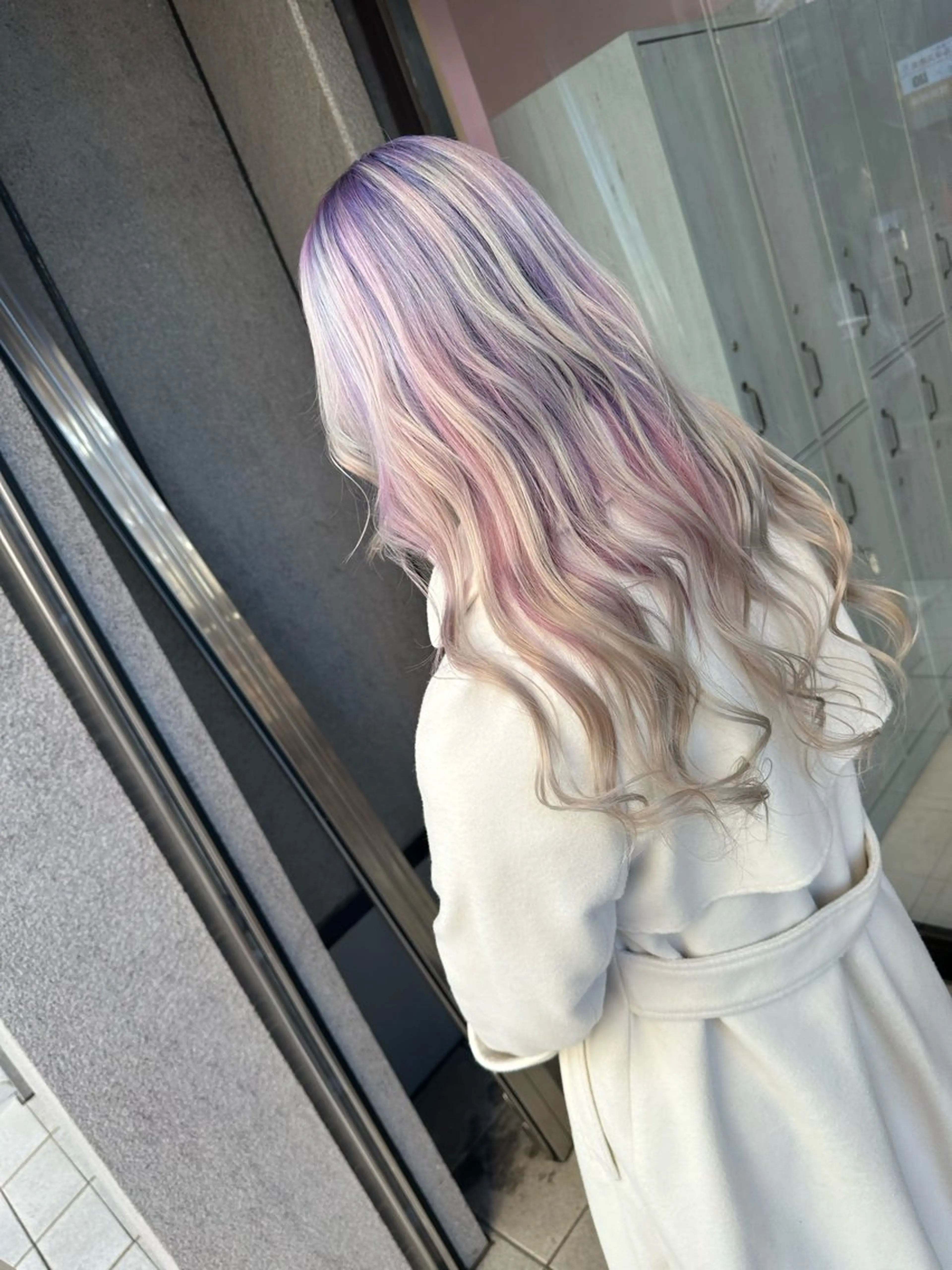 セミロング カラー シールエクステ ブリーチ ブラウンカラー ケアブリーチ デザインカラー ヘアカラー トリートメント 🎀憧れ髪色再現🎀 /MANATOのヘアスタイル