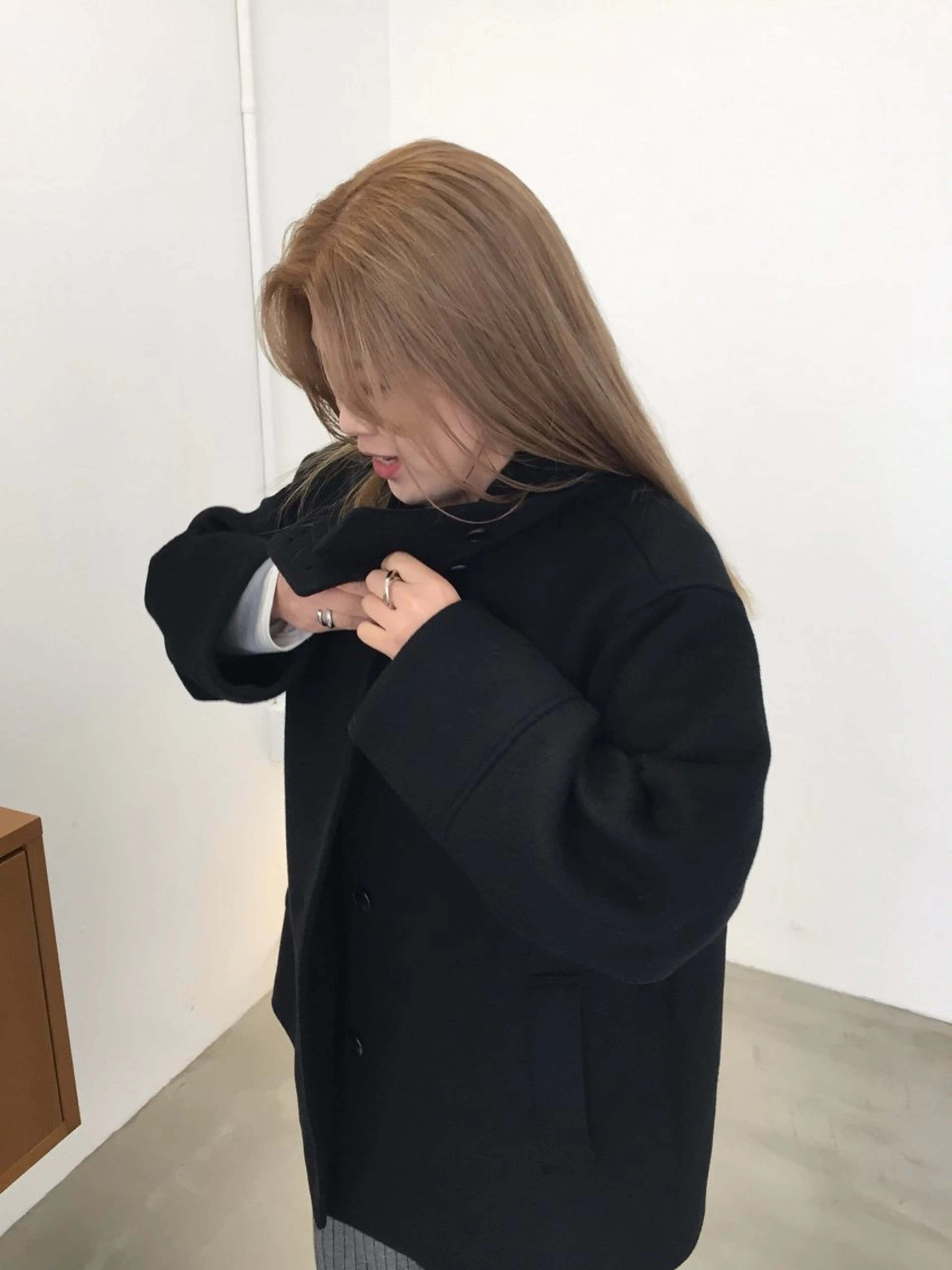 ブリーチ込みのダブルカラーの写真