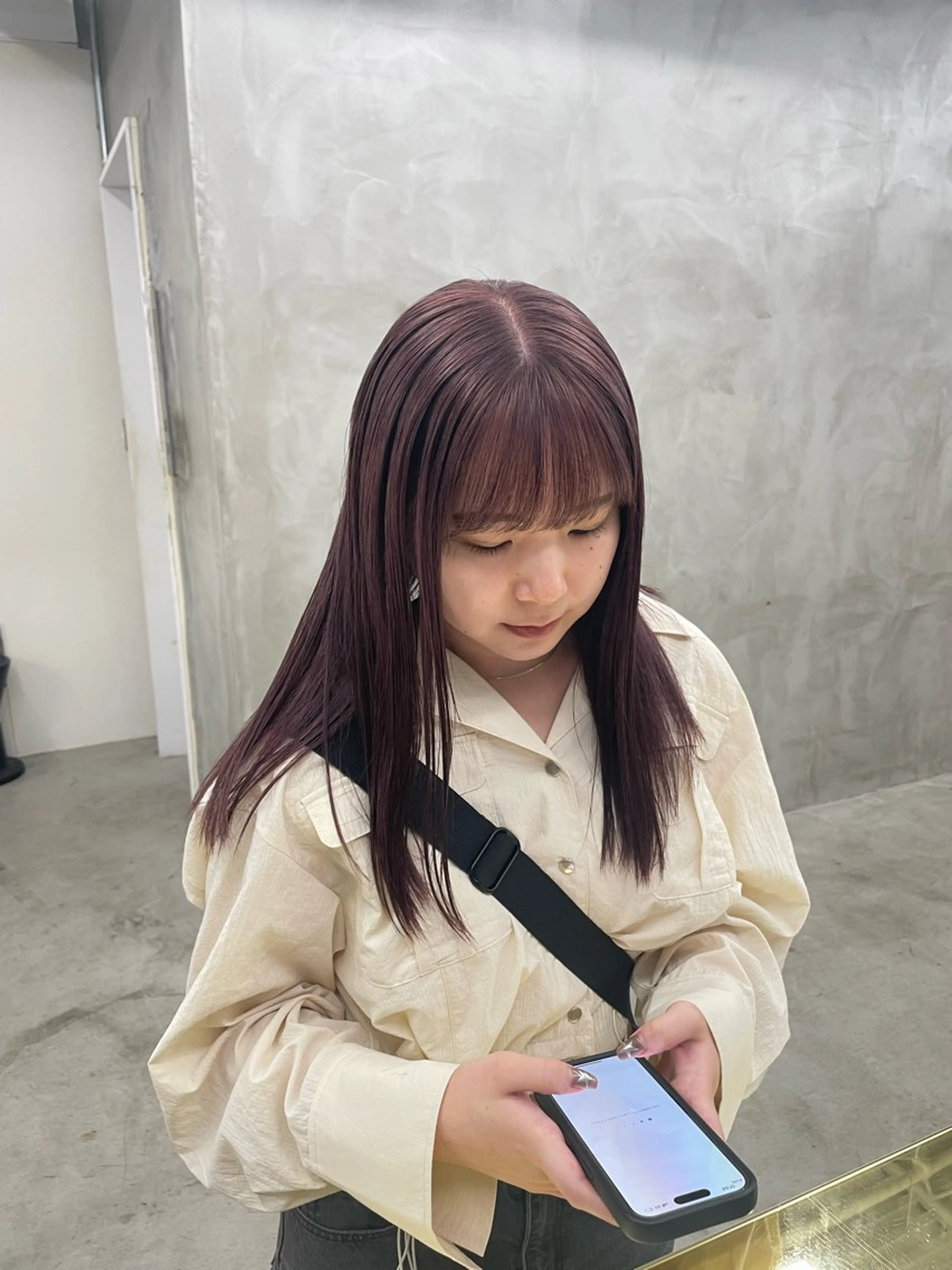 カラー ラベンダーカラー ラベンダーピンク ピンクカラー ヘアカラー トリートメント ハイトーン/レイヤー 🌸さくらのヘアスタイル