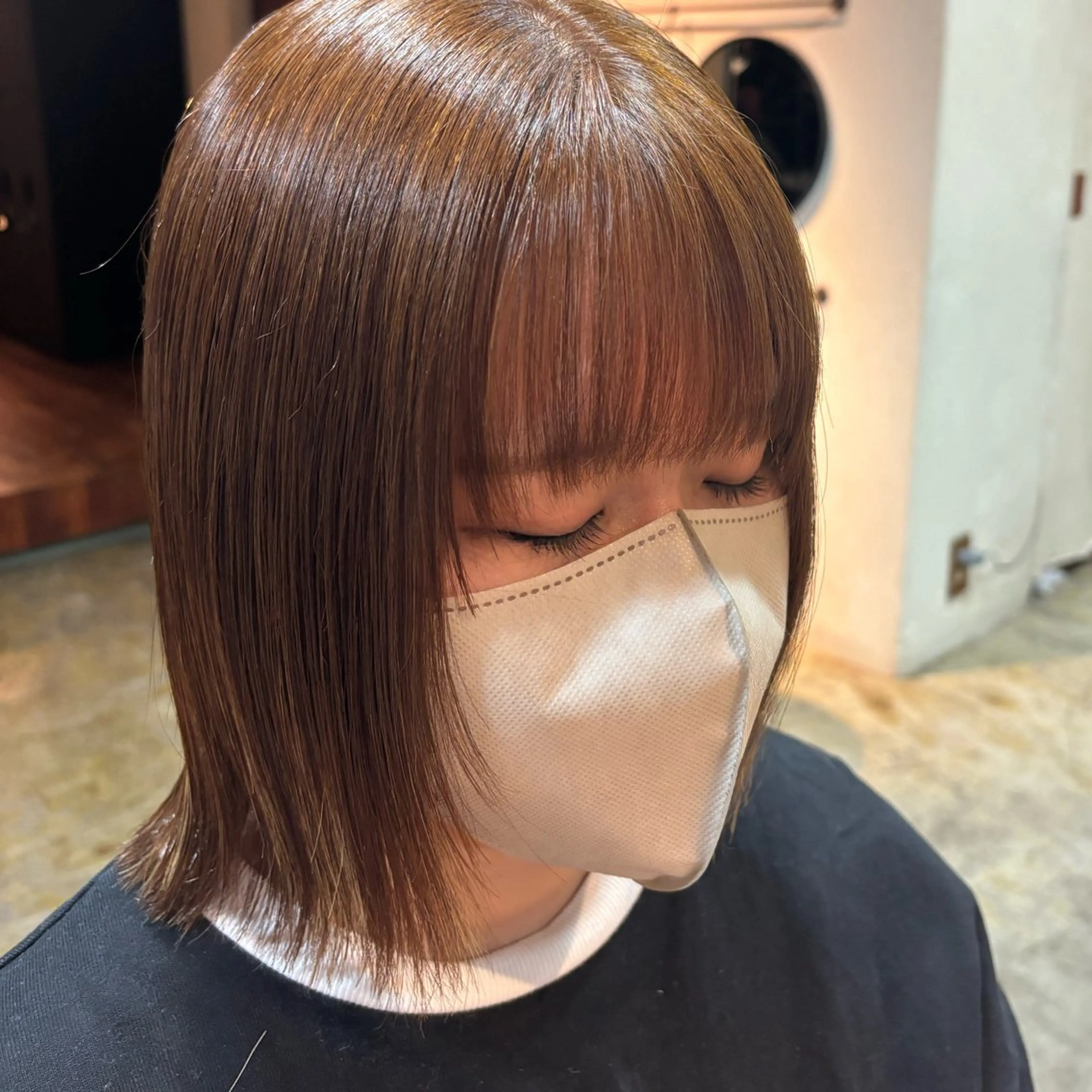 ミディアム カラー ⌇透明感color 🌹ᴍᴇɢᴜᴍɪ ⌇のヘアスタイル