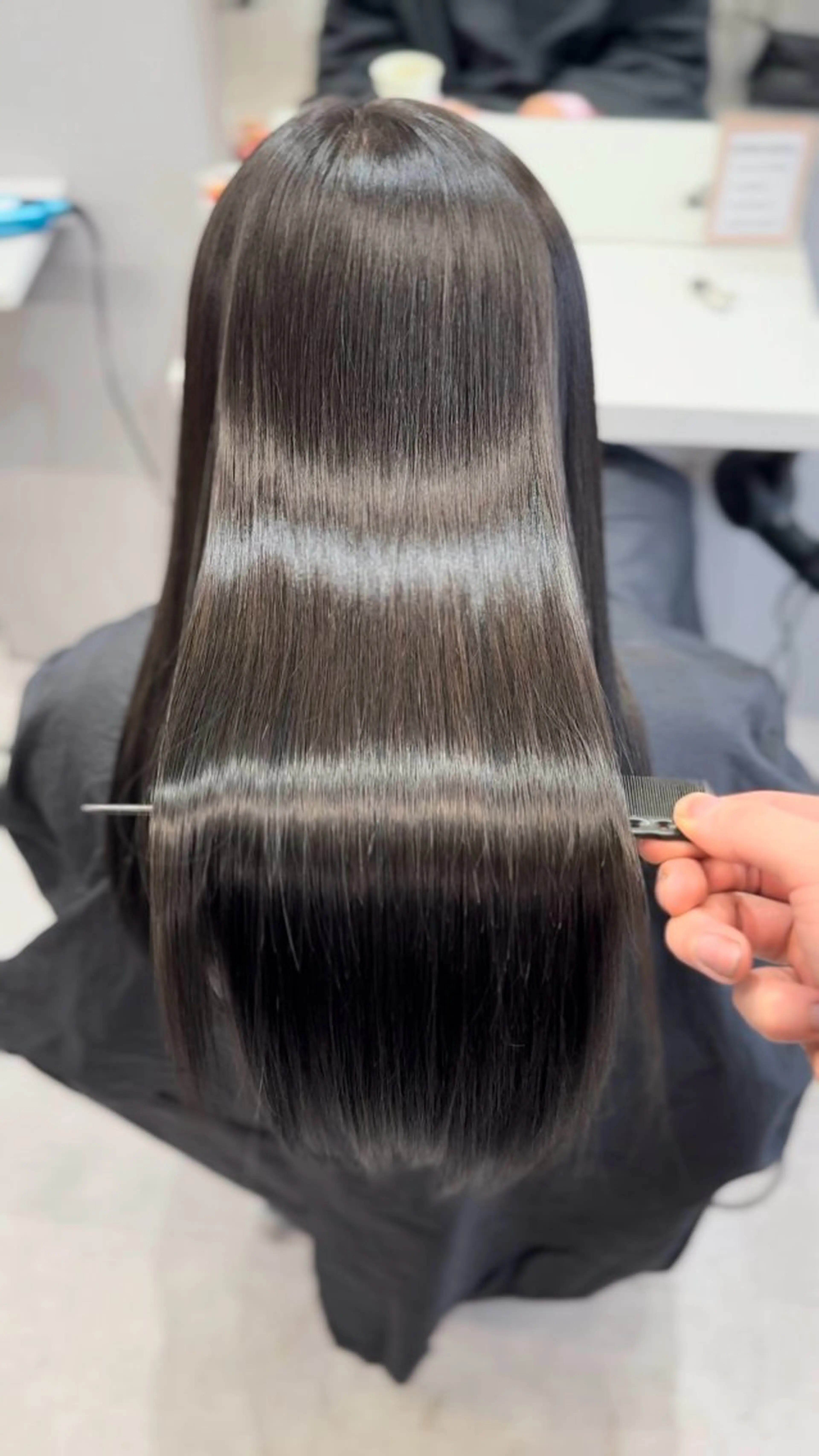 ロング カット 縮毛矯正 トリートメント 髪質改善×縮毛矯正 Core梅田　片山のヘアスタイル