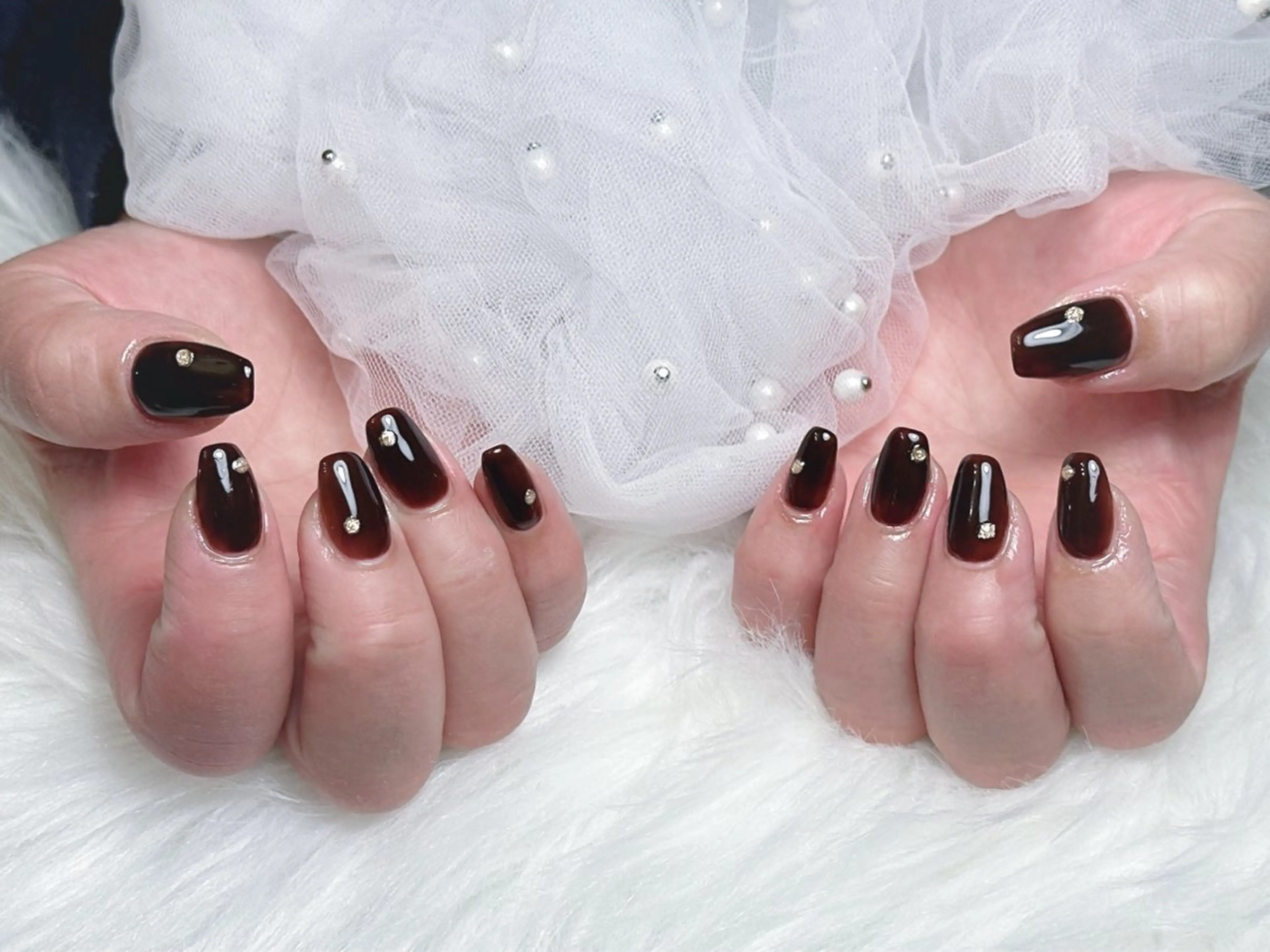 ネイル ハンドネイル 【Eclat ｴｸﾗ】nail＆beauty所属・Eclat〔ｴｸﾗ〕 MOEKA𝜗𝜚*のネイルデザイン