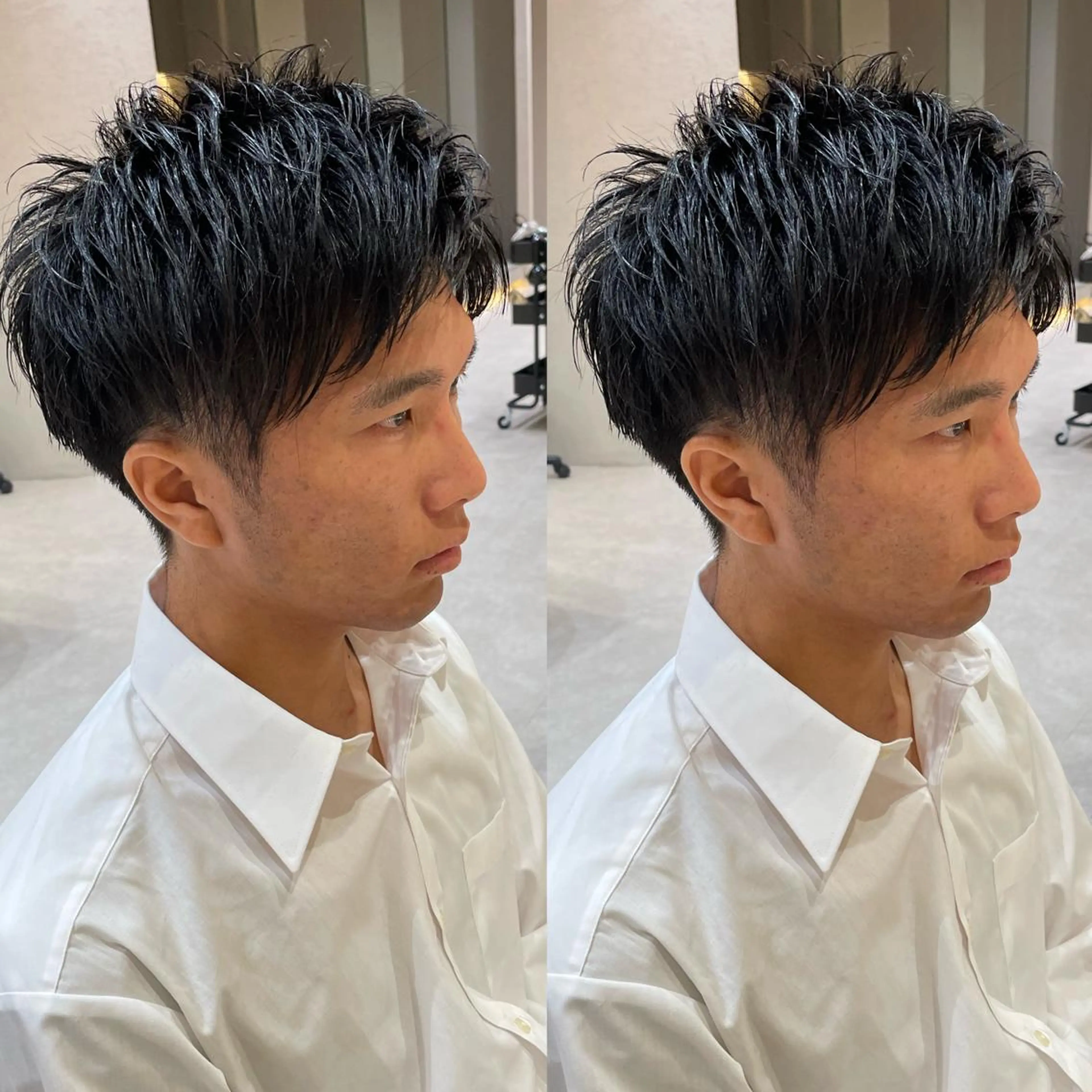 メンズ カット NO.1メンズパーマ メンズ特化　萱原大幹のヘアスタイル