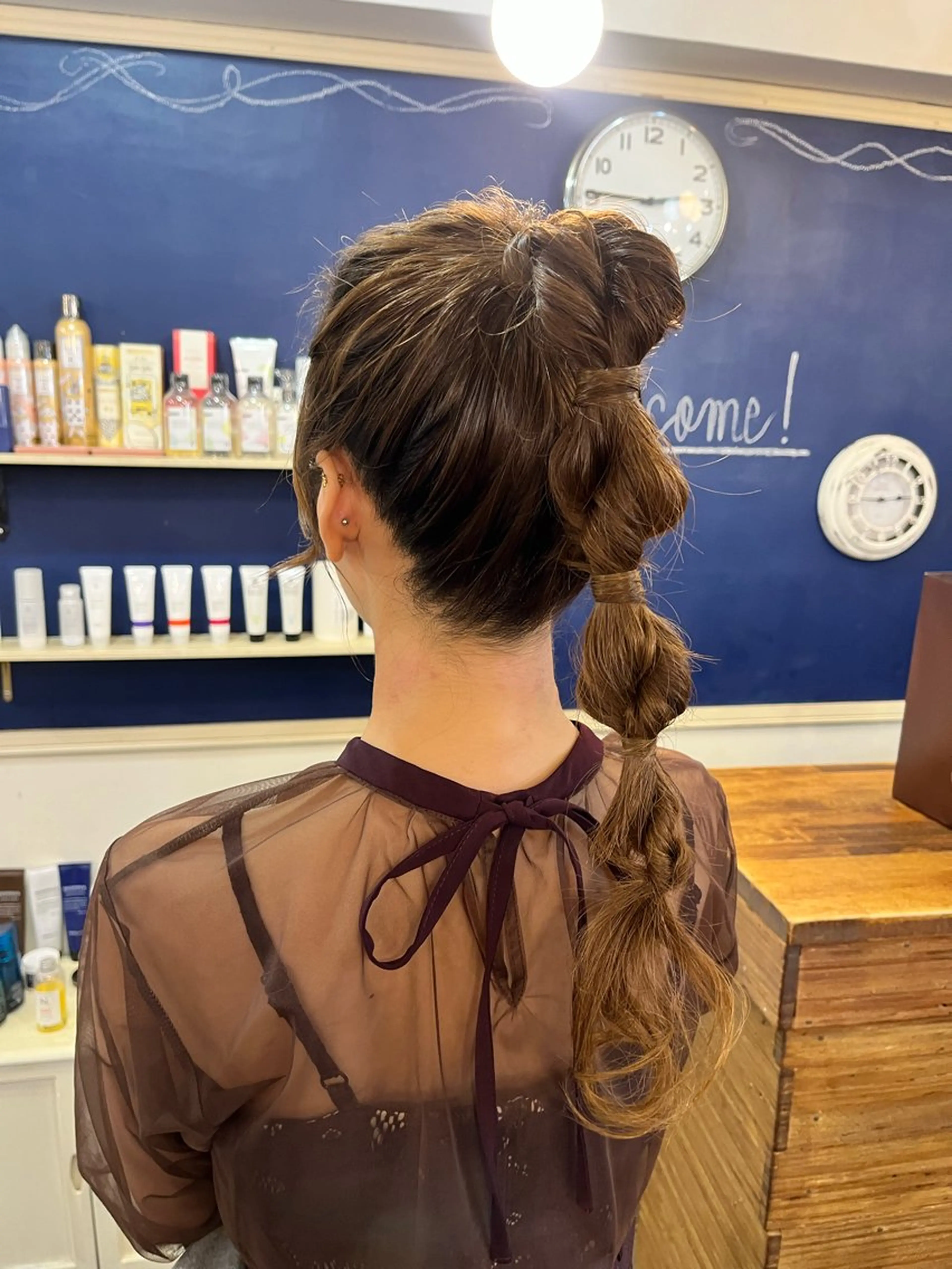 ヘアアレンジ 結婚式・ブライダル 🦋ニュアンスカラー mary's🦋原宿のヘアスタイル