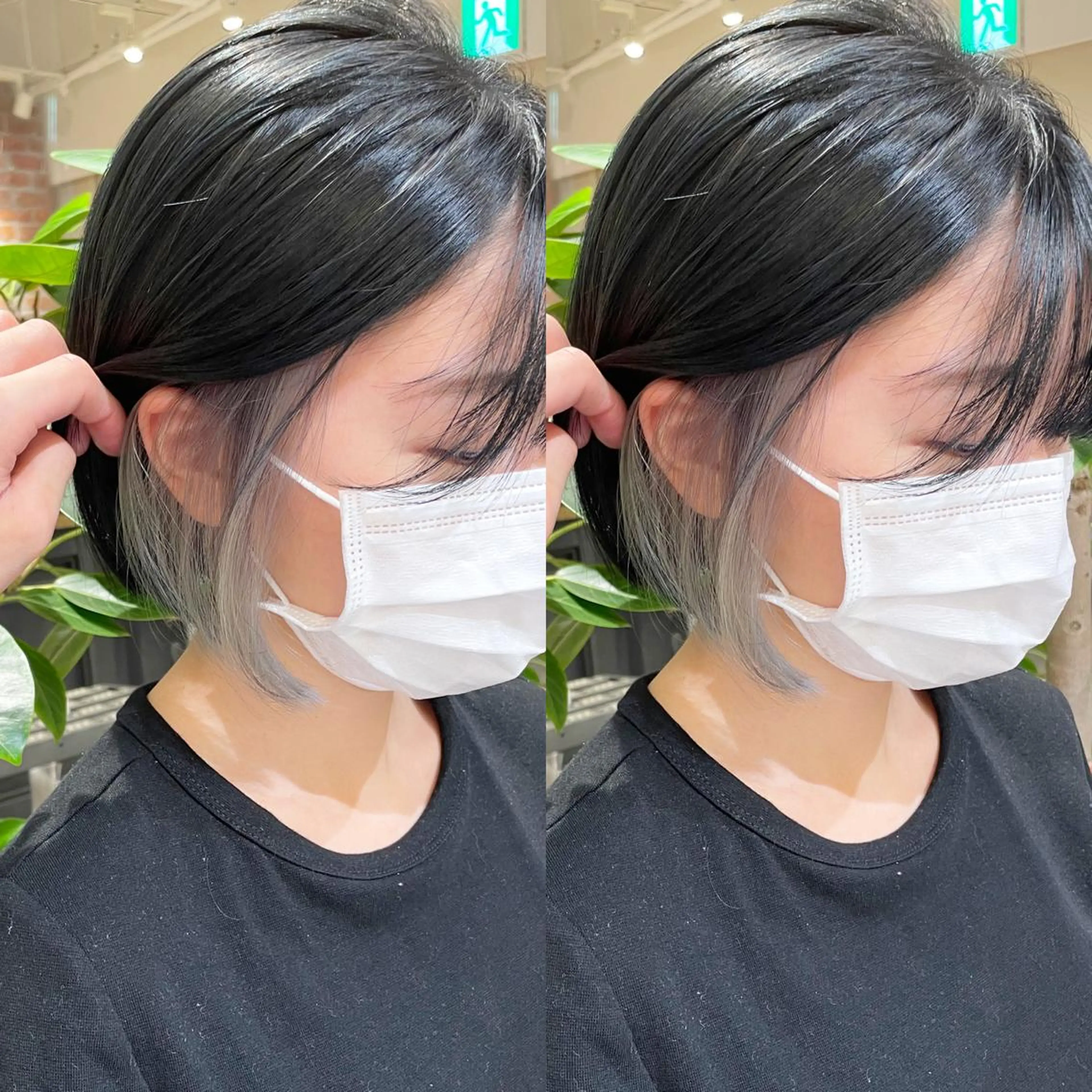ショート カラー 大人上品な ハイライト🪄イワヤのヘアスタイル