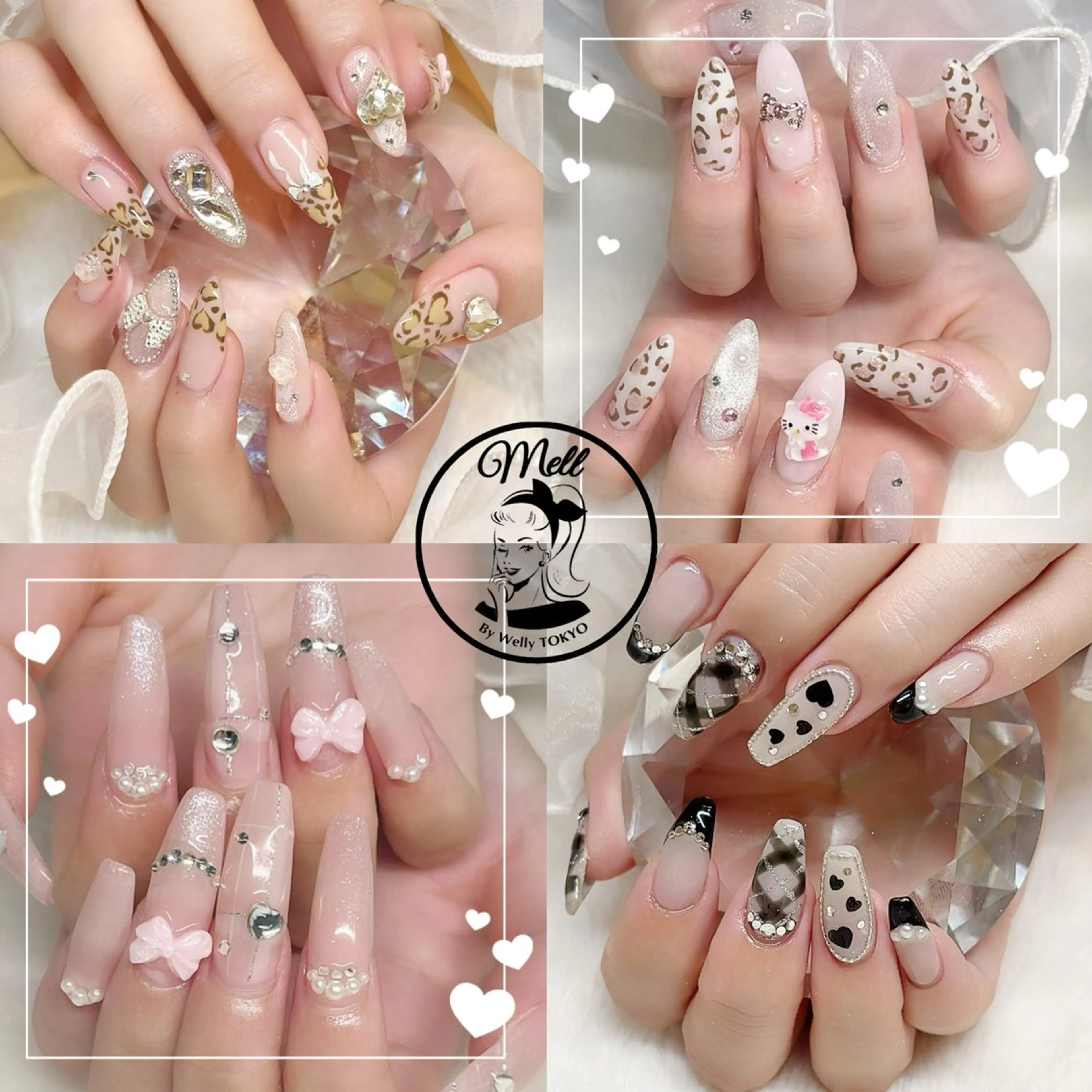 パーツ代込み💅完全おまかせデザインコース120min✨【完全おまかせのためパーツの種類は選べません】の写真