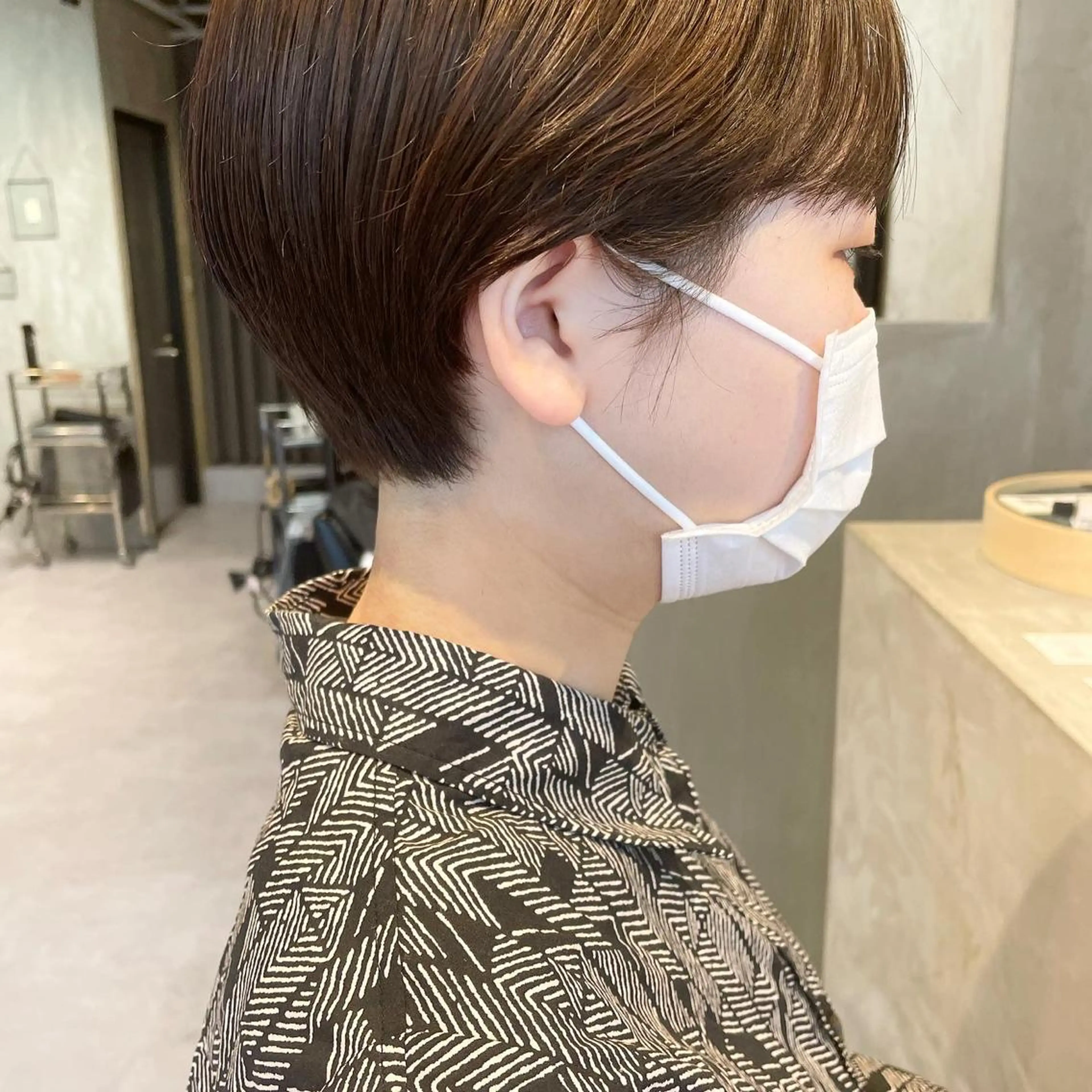 ショート カラー ショートヘア カット ヘアカラー ヤマモト マイのヘアスタイル