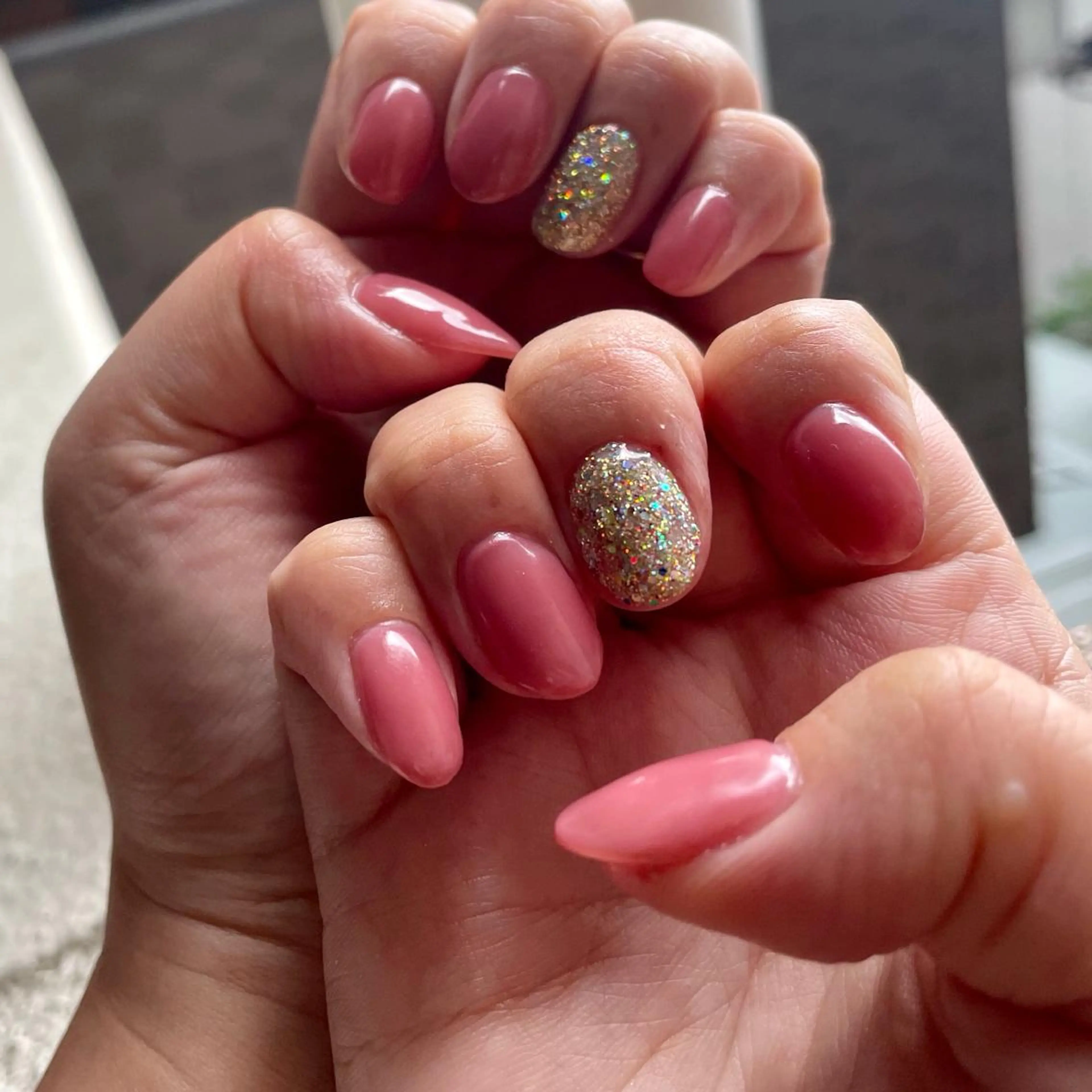 ネイル ワンカラーネイル 奥園 良恵のネイルデザイン