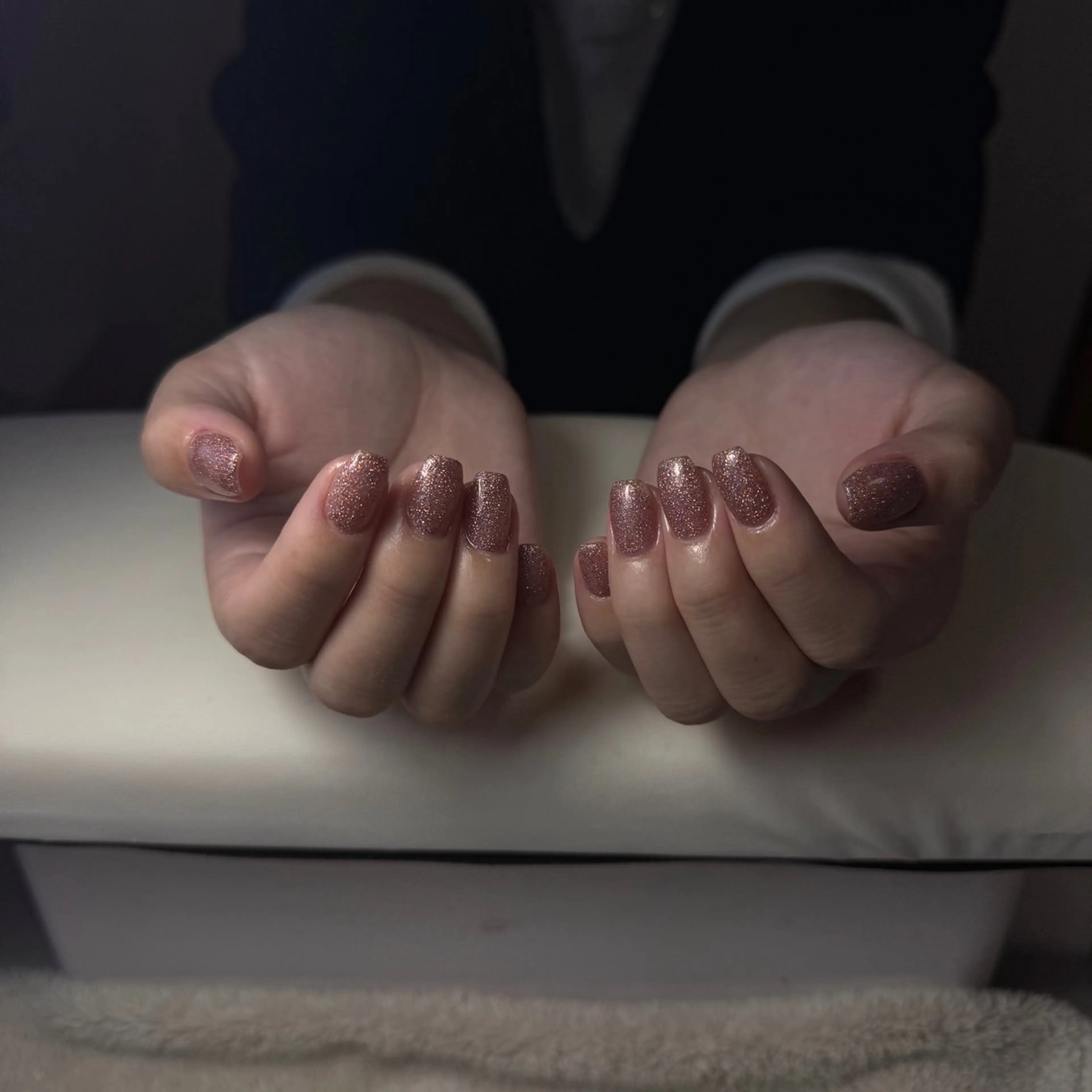 ネイル チークネイル フレンチネイル グラデーション 韓国ネイル マグネットネイル ハンドネイル Hana nail所属・Hana Nailのネイルデザイン