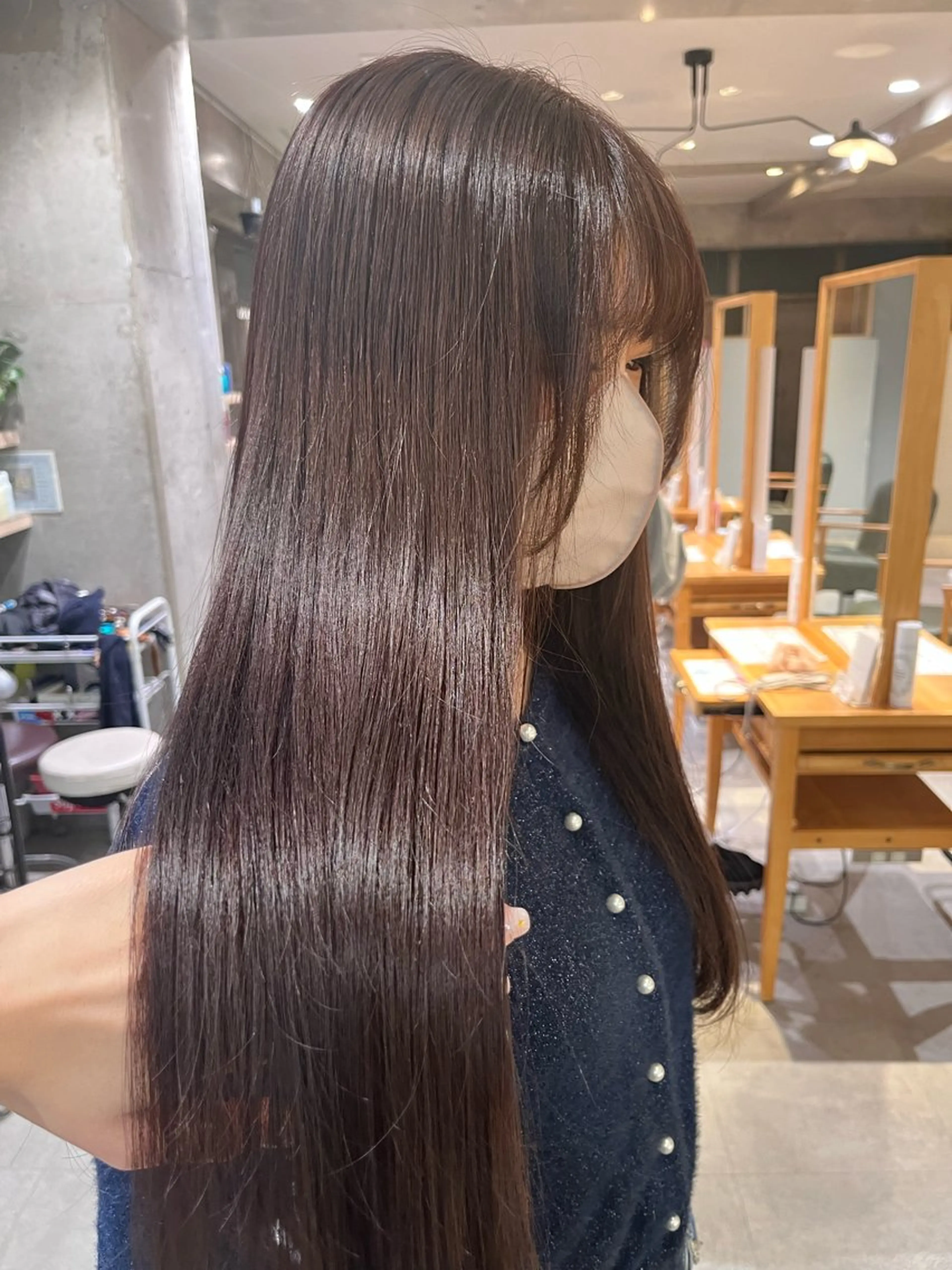 ロング ヘアカラー トリートメント オタク美容師🛍/ Luna⭐️⸝⸝꙳のヘアスタイル