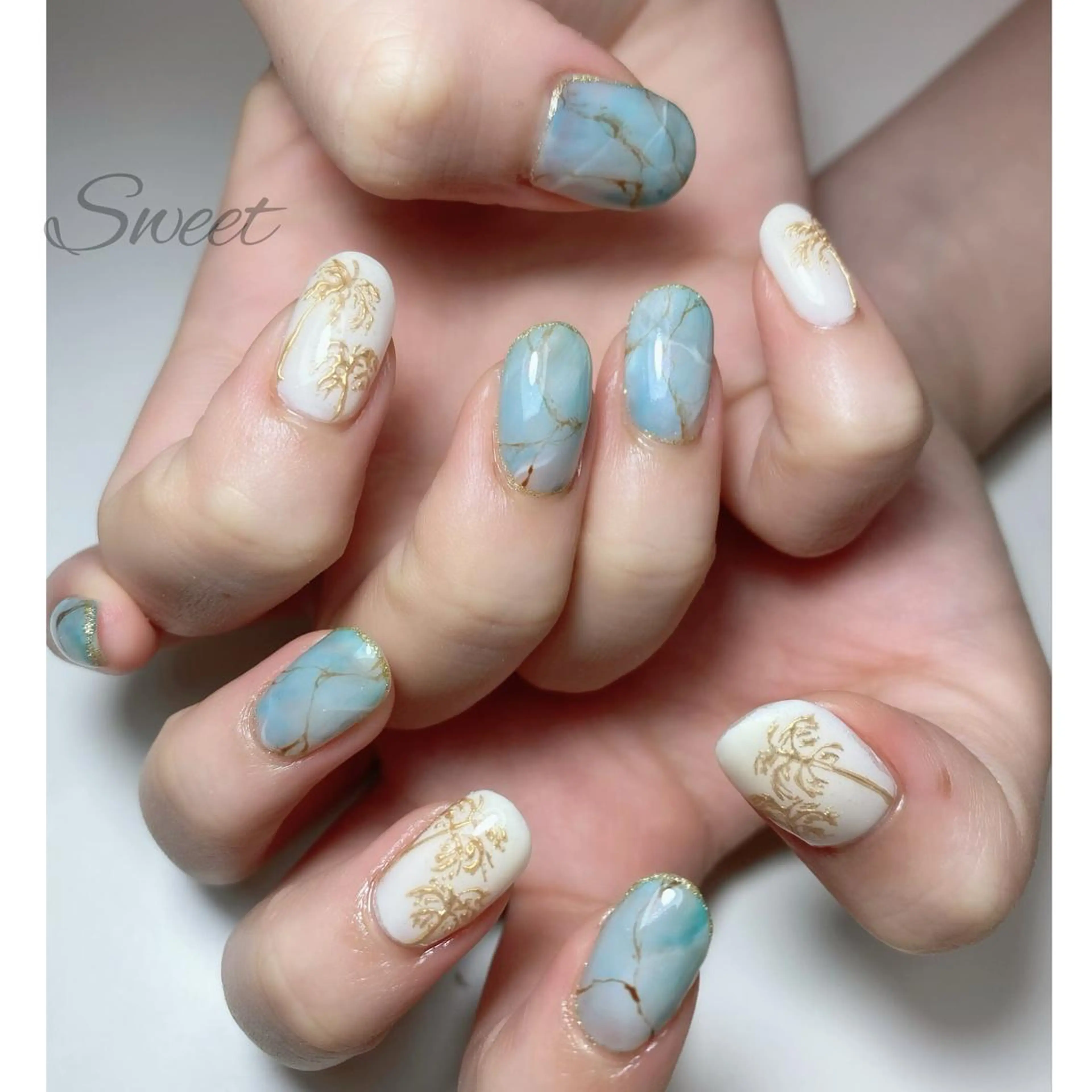 ネイル sweet 仲野陽子のネイルデザイン