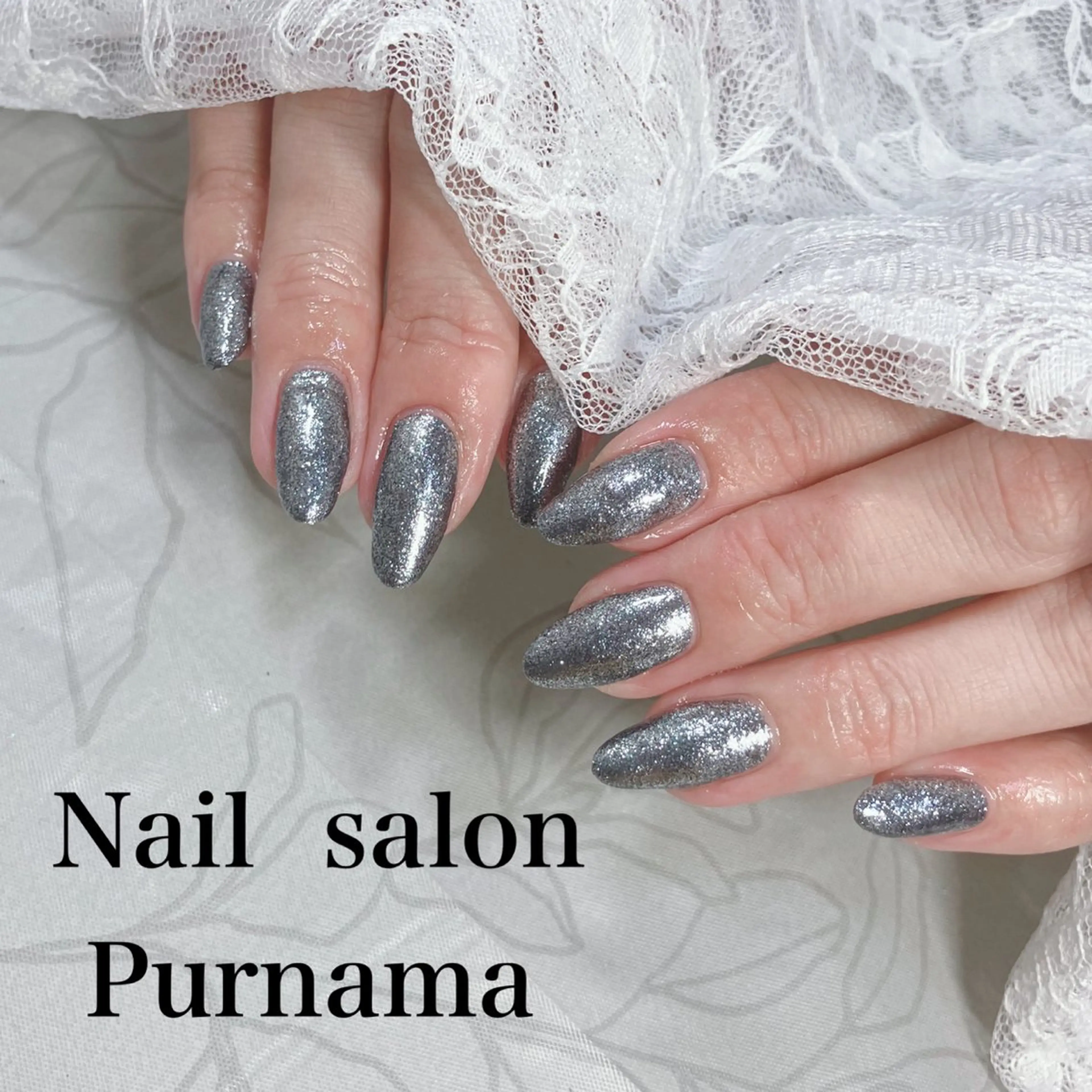 ネイル ハンドネイル Purnama(ﾌﾟﾙﾅﾓ)所属・Purnama あきのネイルデザイン