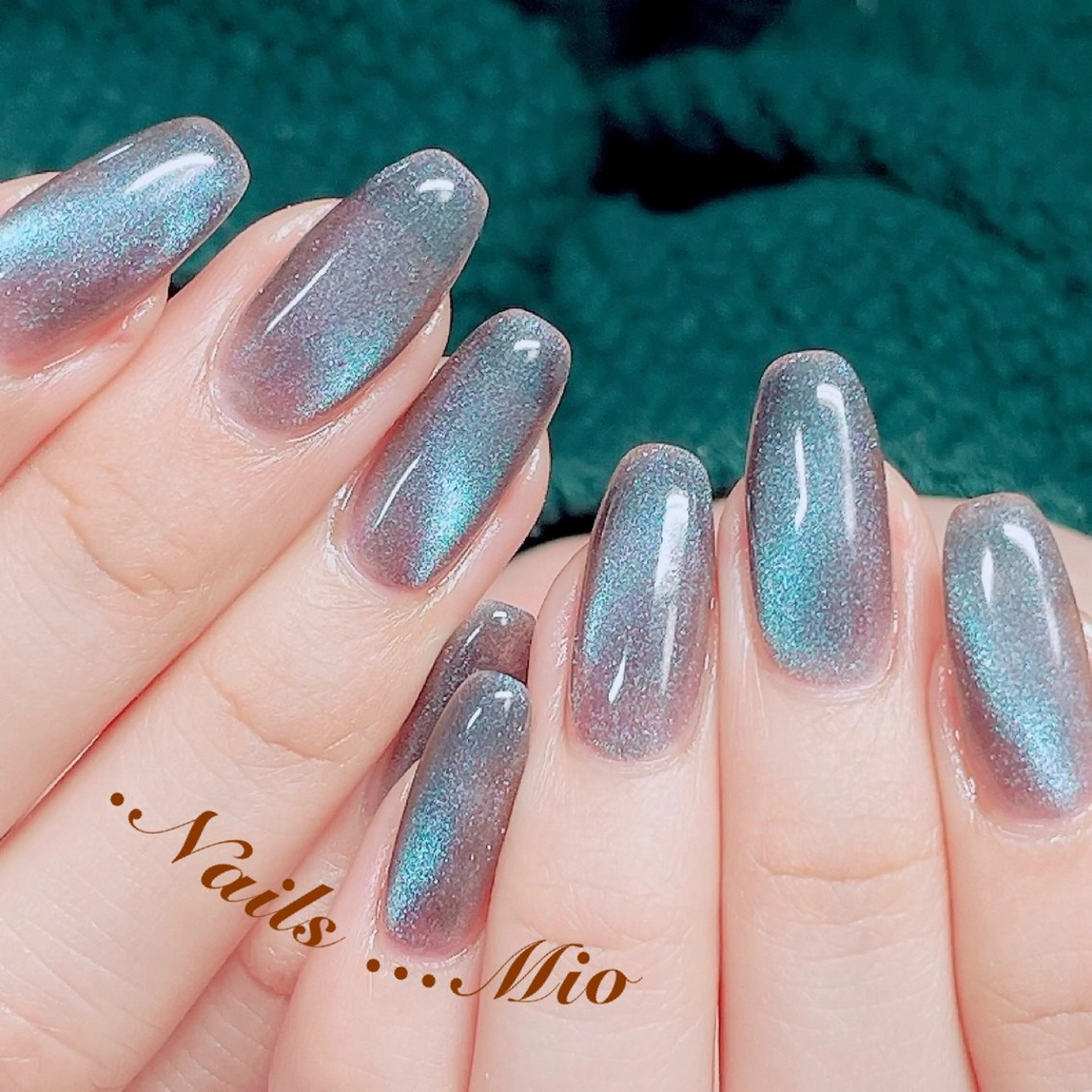 ネイル ジェルネイル マグネットネイル .Nails Mio 赤羽西ネイルサロンのネイルデザイン