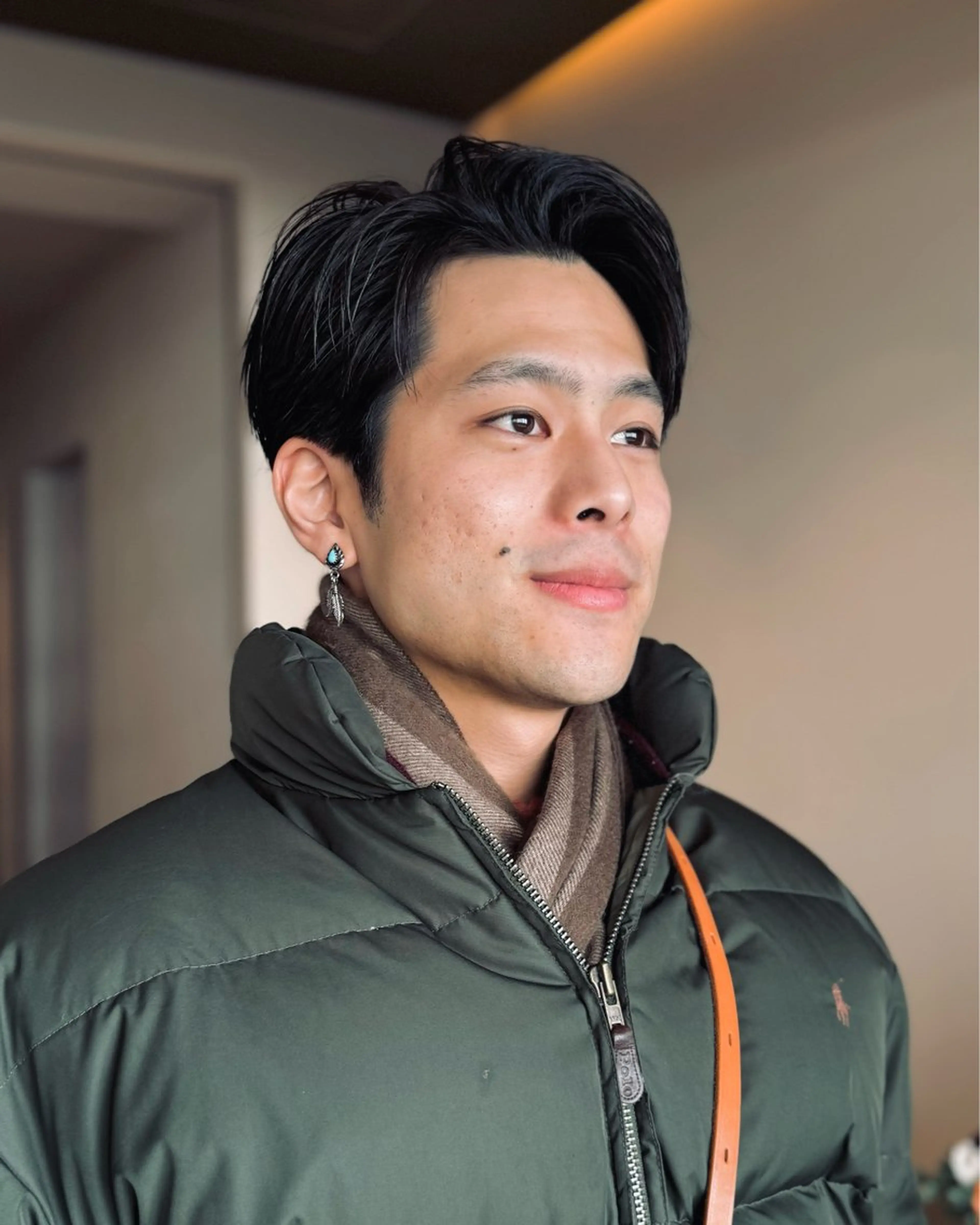 メンズ カット 縮毛矯正 スパイキーショート 大人パーマ 丸山のヘアスタイル