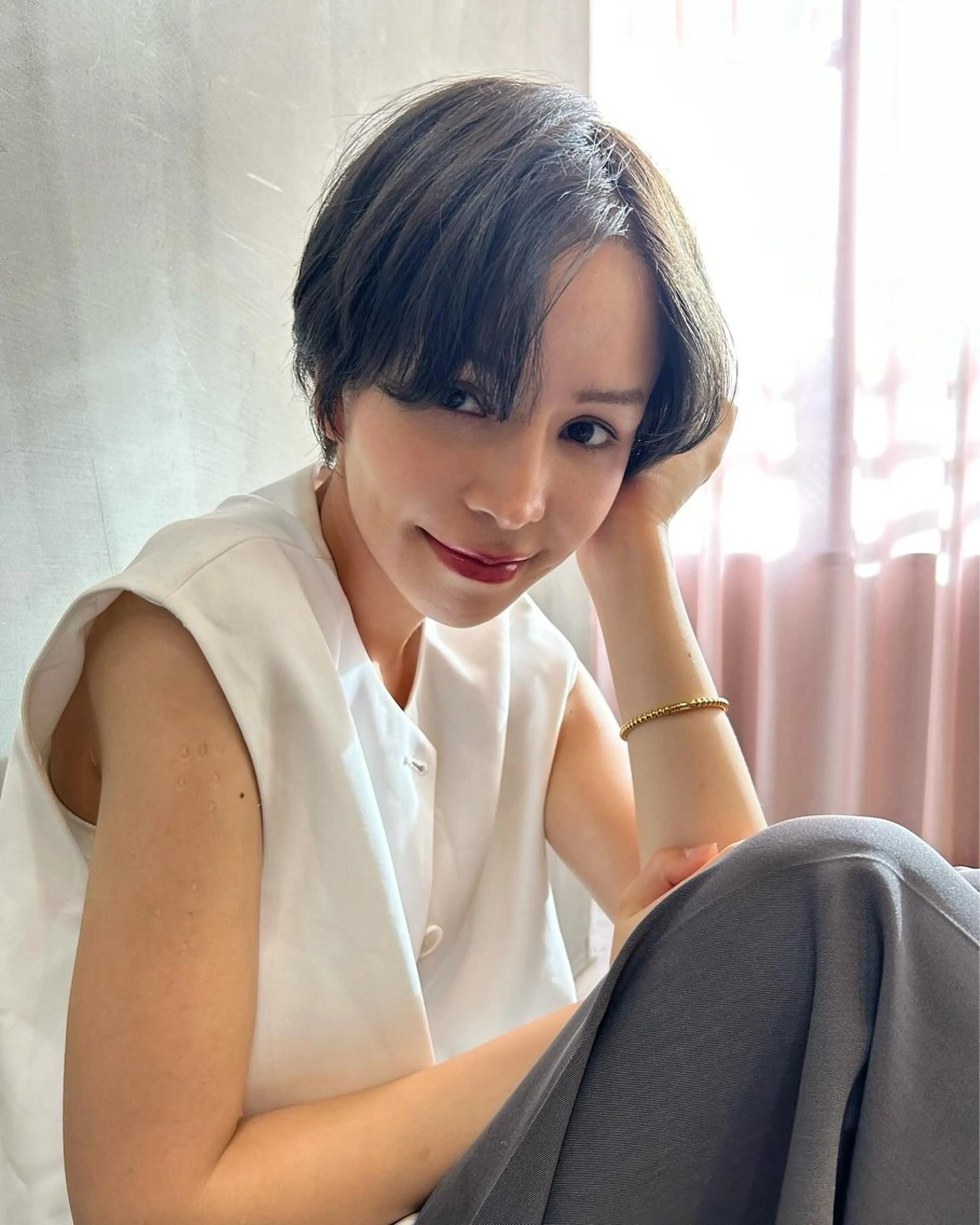 ショート カラー ショート/ボブ専門 宮脇美奈/南船場のヘアスタイル