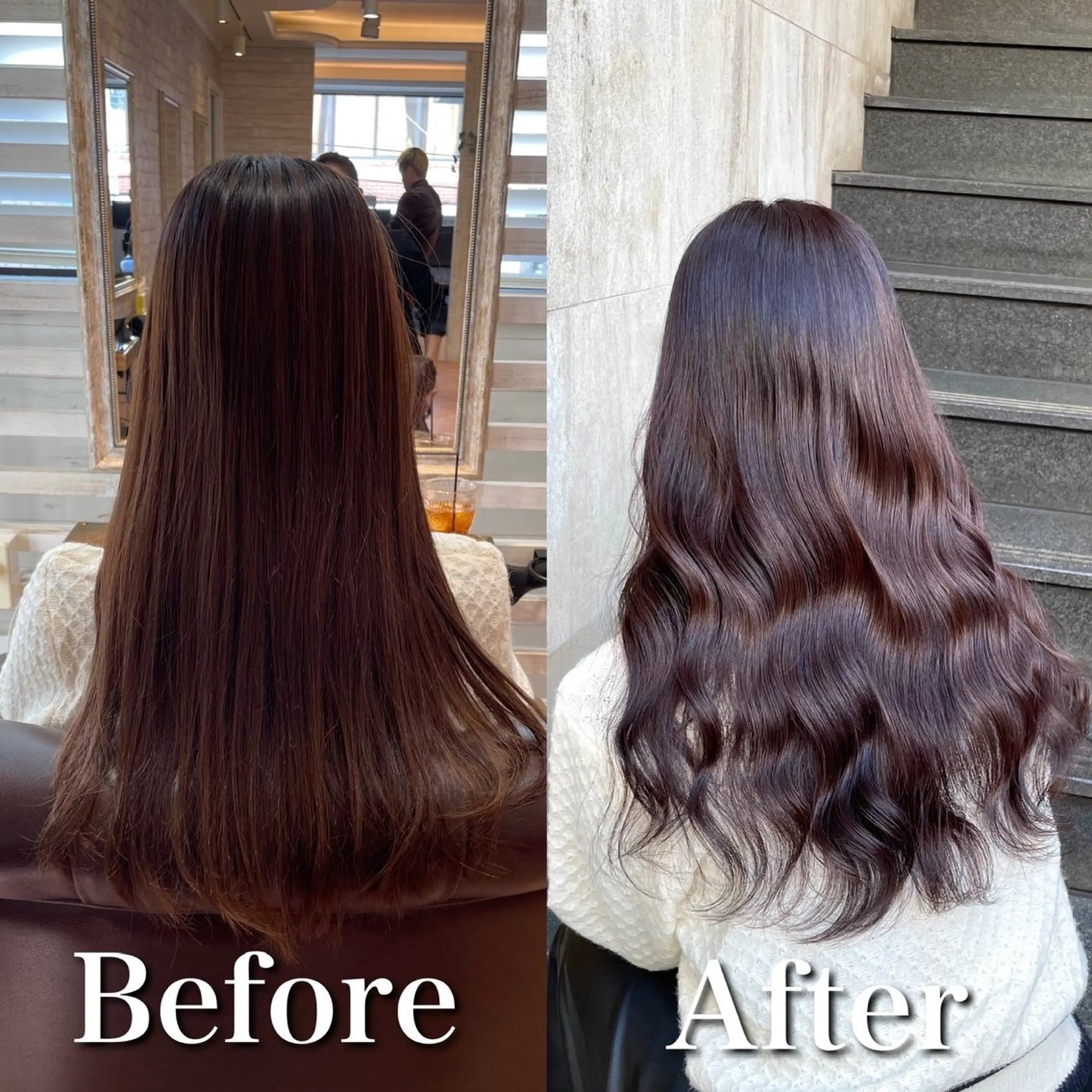ロング カラー ブリーチ ダブルカラー ハイライトカラー ブリーチなしカラー ハイライト ヘアカラー トリートメント ヘッドスパ ヘアセット Wカラー/髪質改善/ 艶カラー🩶Sanaのヘアスタイル