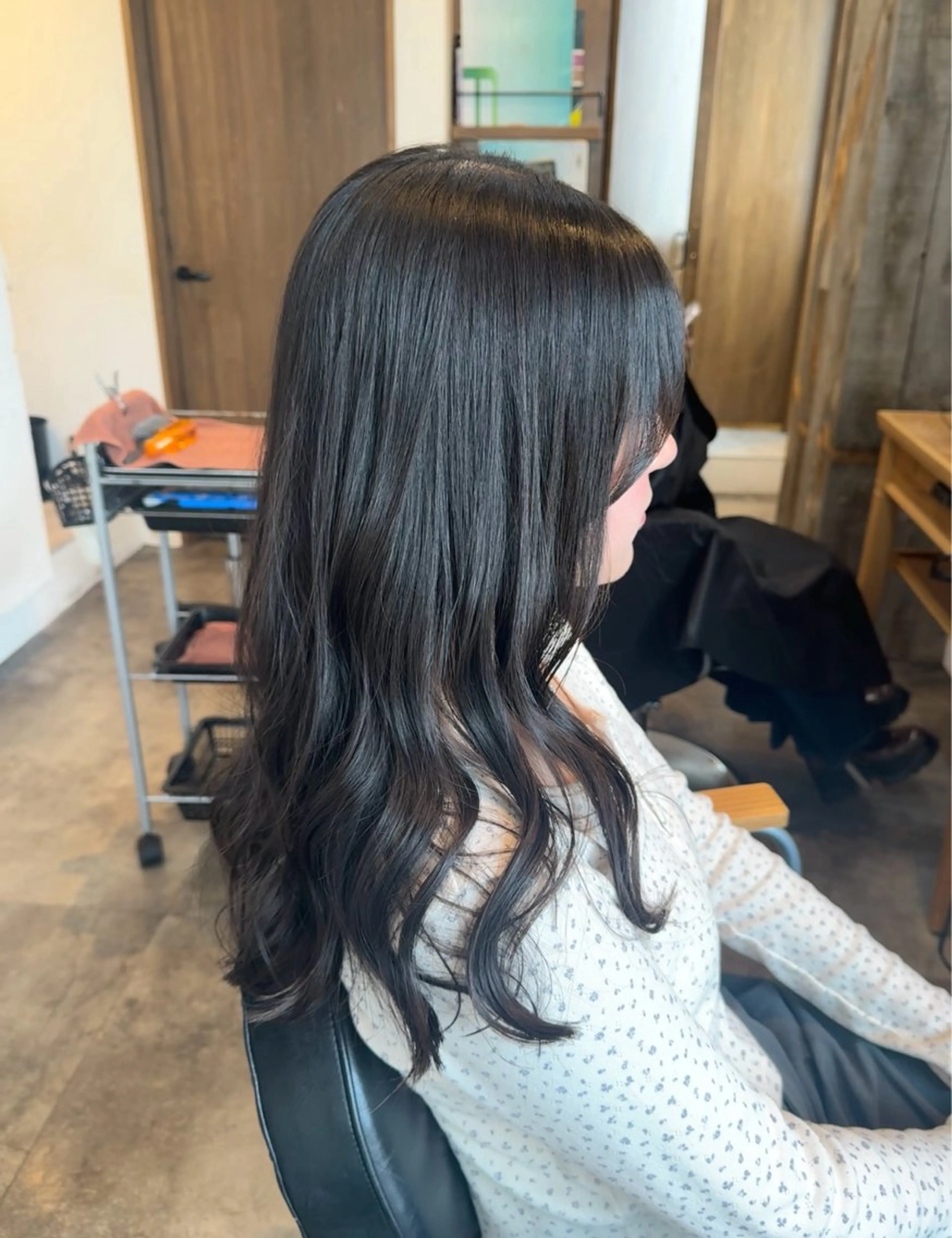 ロング 顔周りカット La fith hair elua 武庫之荘店所属・骨格矯正ショートカッ ト🩵NATSUKIのヘアスタイル