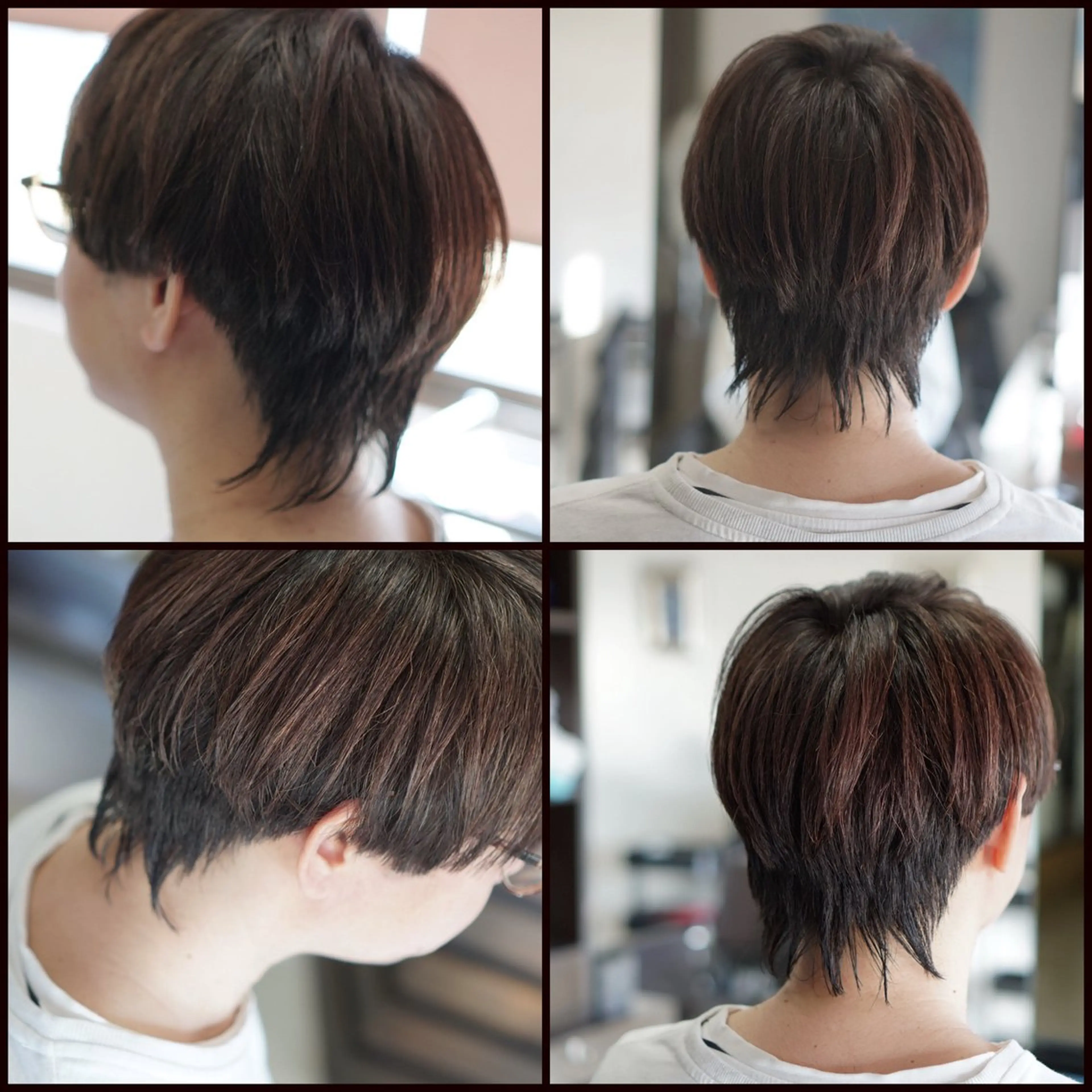 ショート カラー カット ヘアカラー トリートメント 中島 剛のヘアスタイル