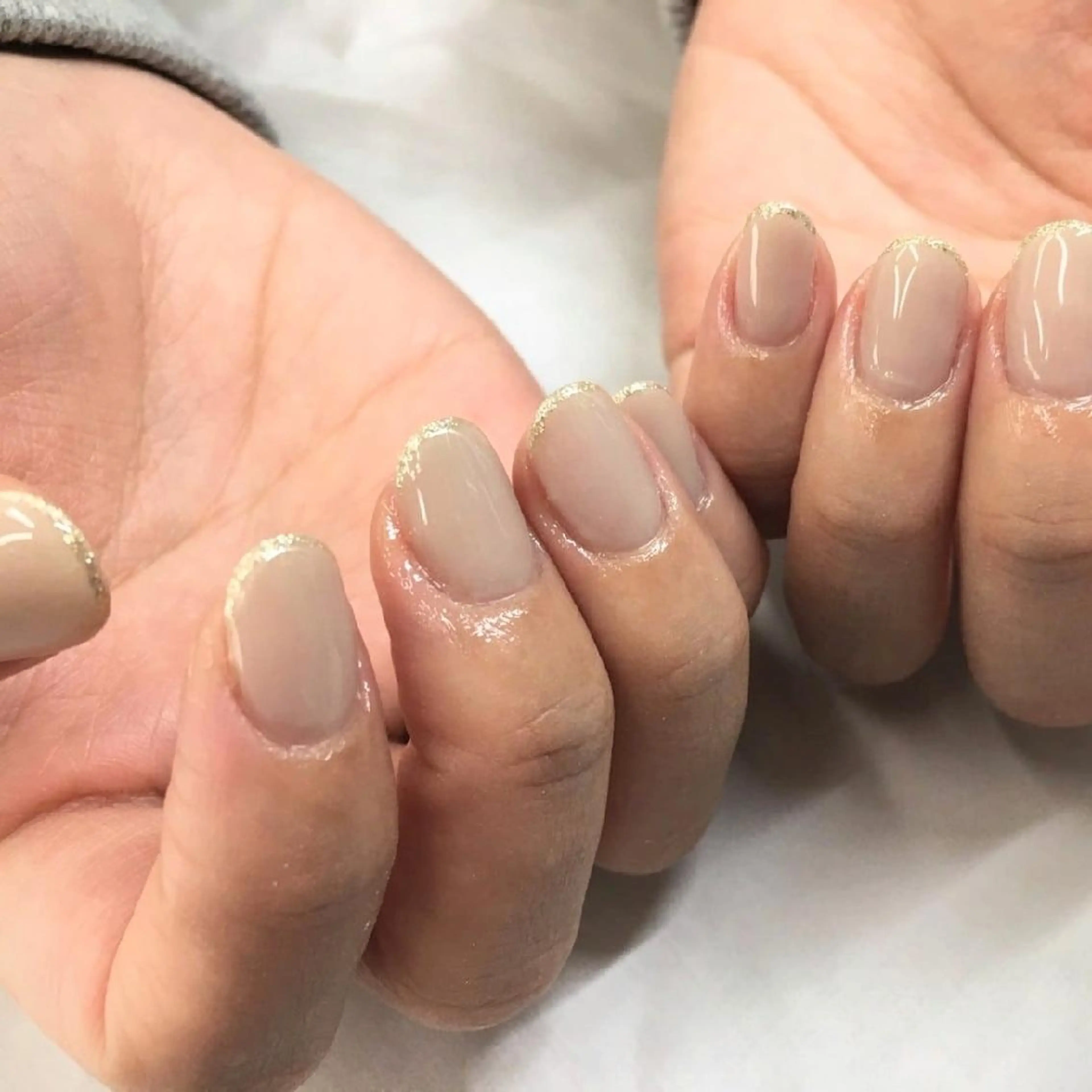 ネイル ゴールド ラメ(グリッター) gemme NAIL&EYELASH所属・gemme🌿‬ YUIのマツエク・マツパデザイン
