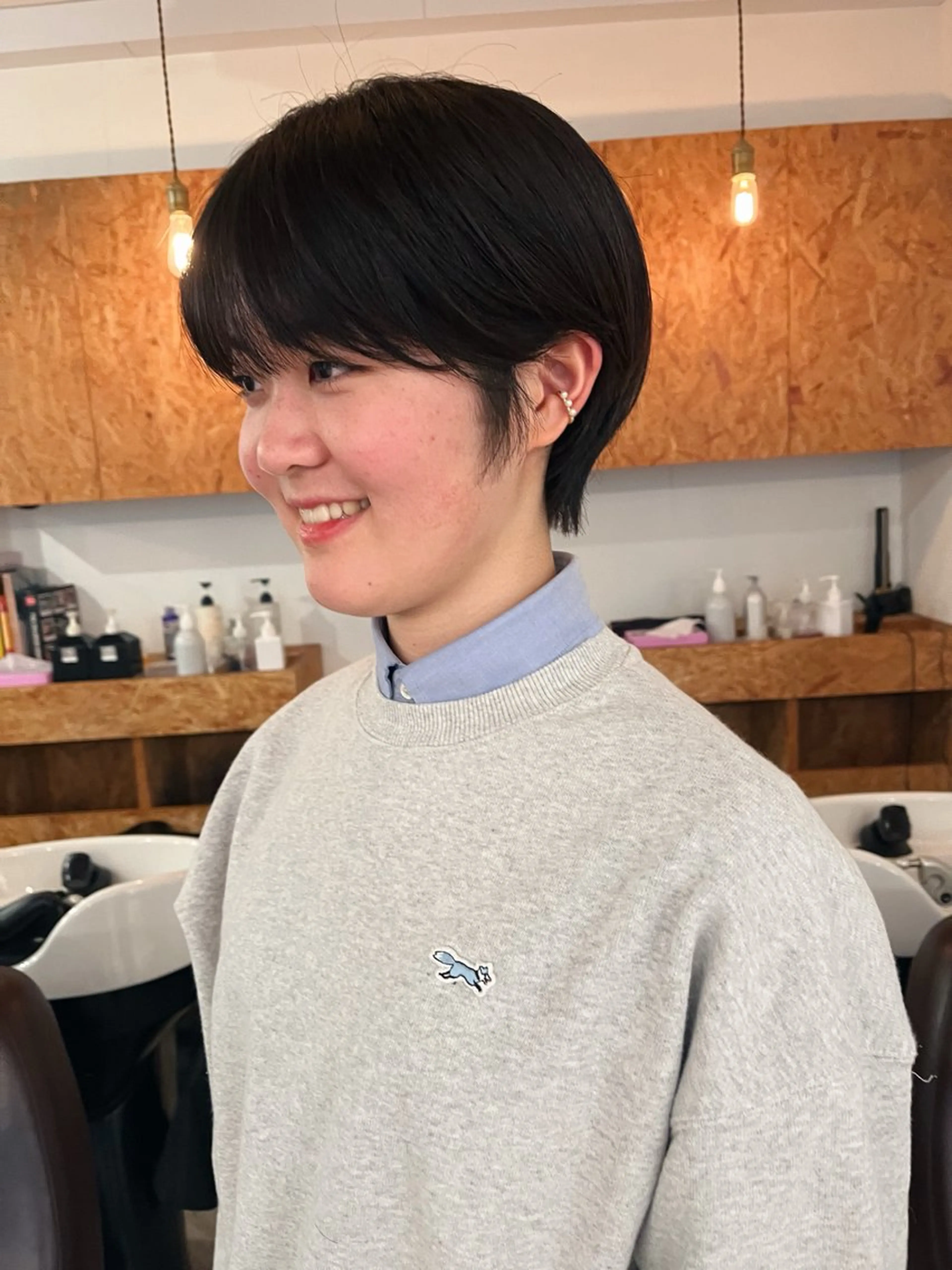 ショート 暖色/パーマ 🌼クニトウメイのヘアスタイル