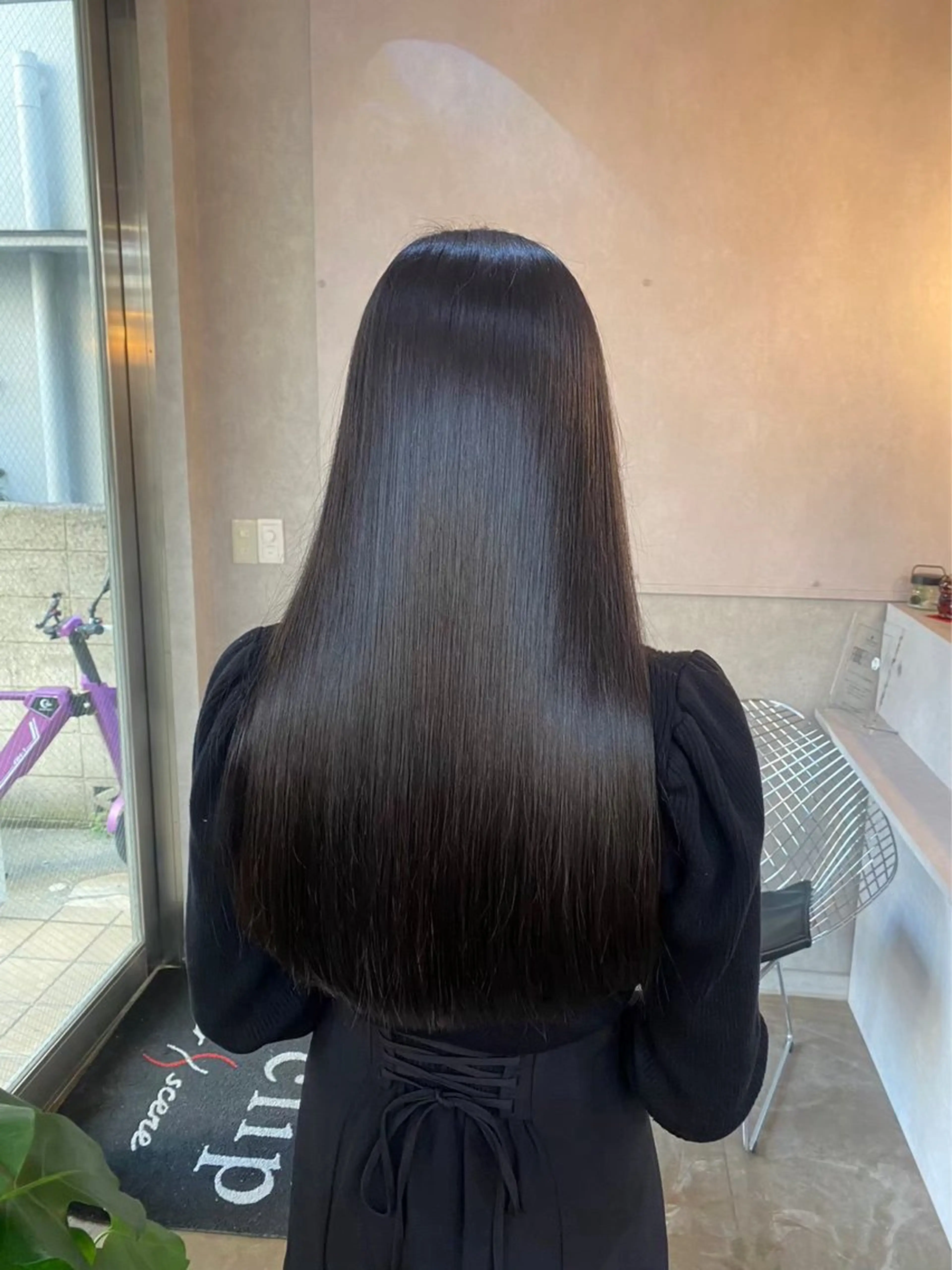 セミロング 髪質改善 韓国風ヘア トリートメント トリートメント [表参道/透明感 /モテHAIR/駿太のヘアスタイル