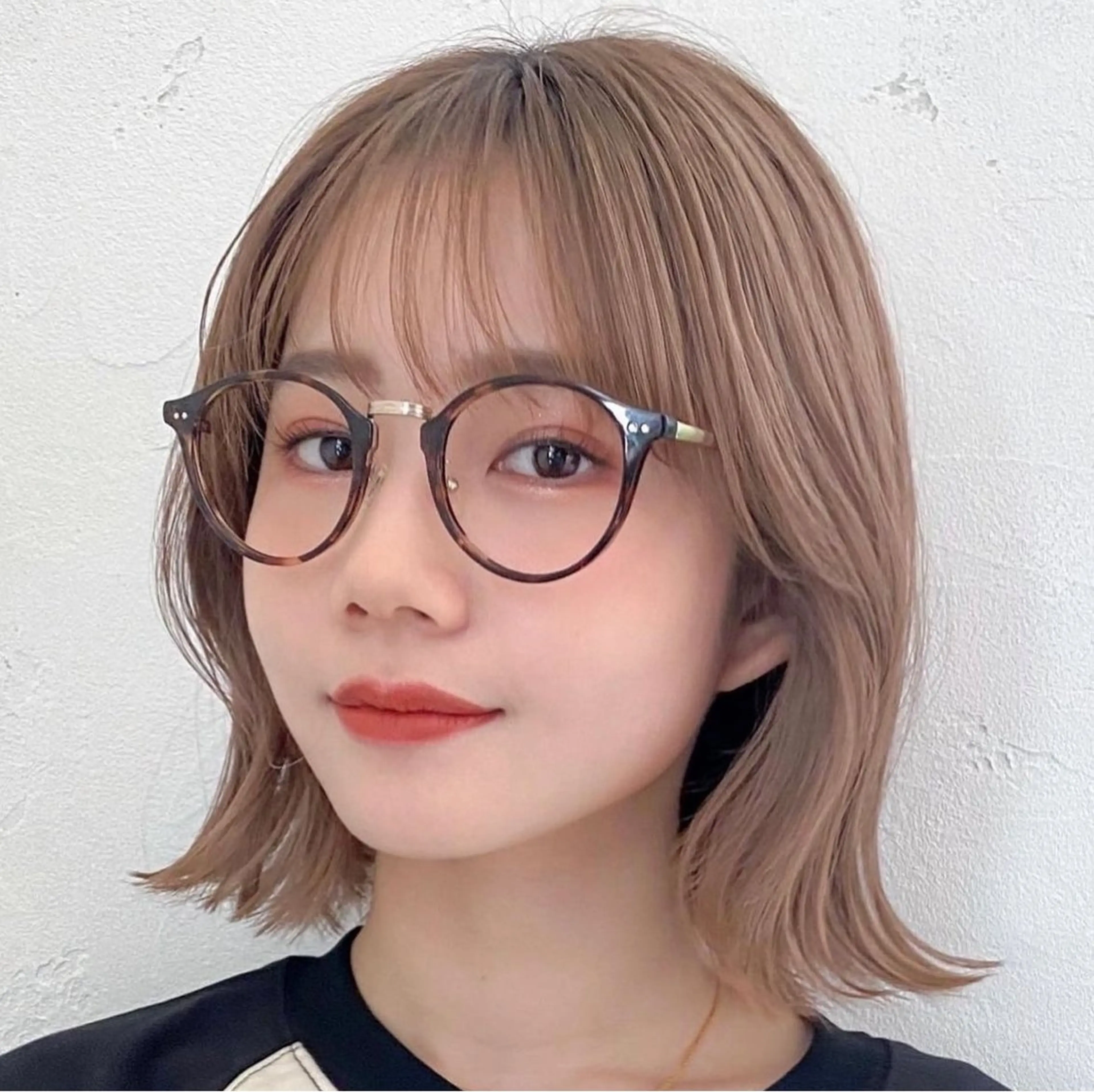 ショート カラー ボブ Haruna / 透明感カラー🌙のヘアスタイル