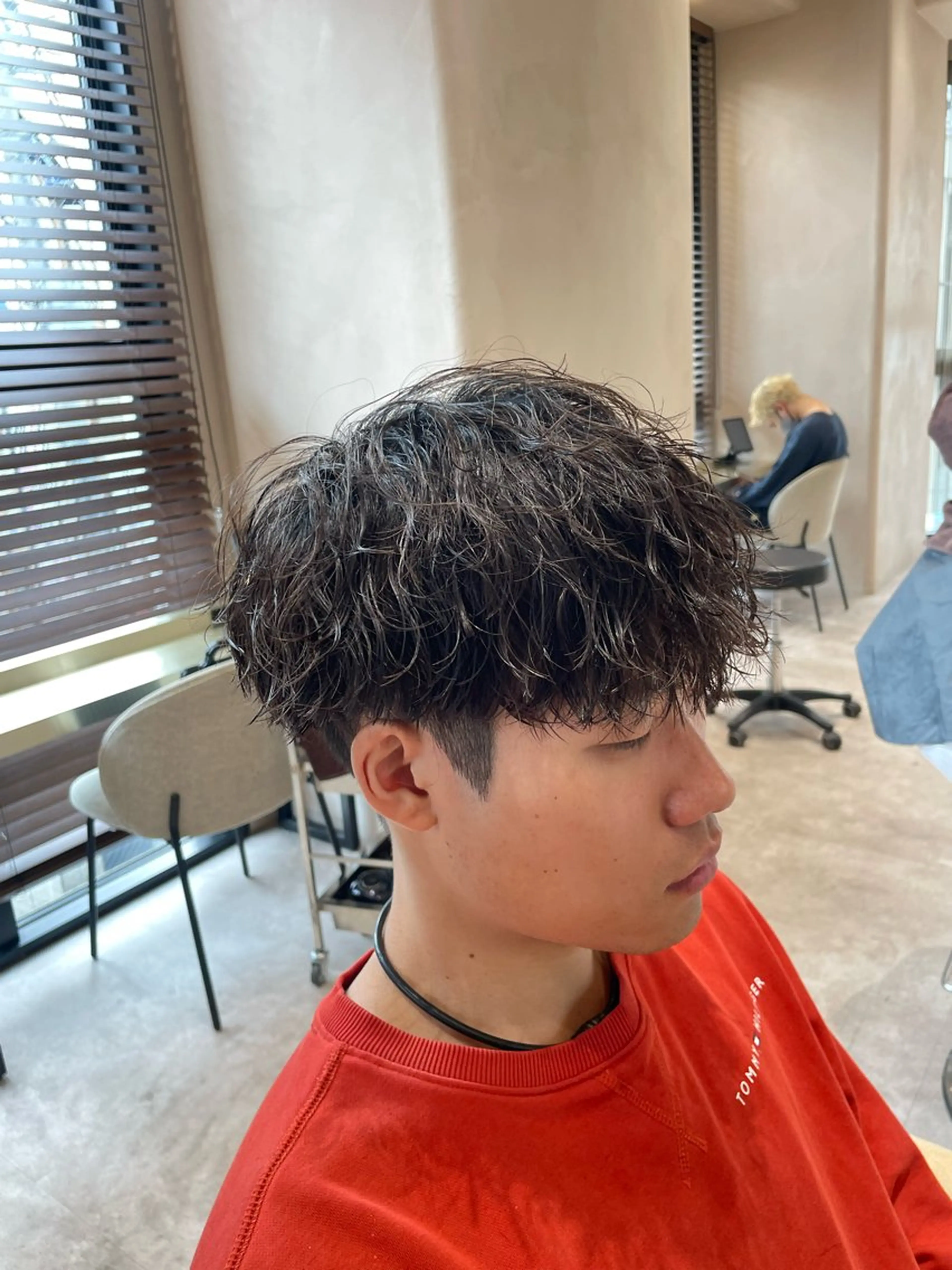 ショート パーマ メンズ メンズ特化美容師 🤍FUKAのヘアスタイル