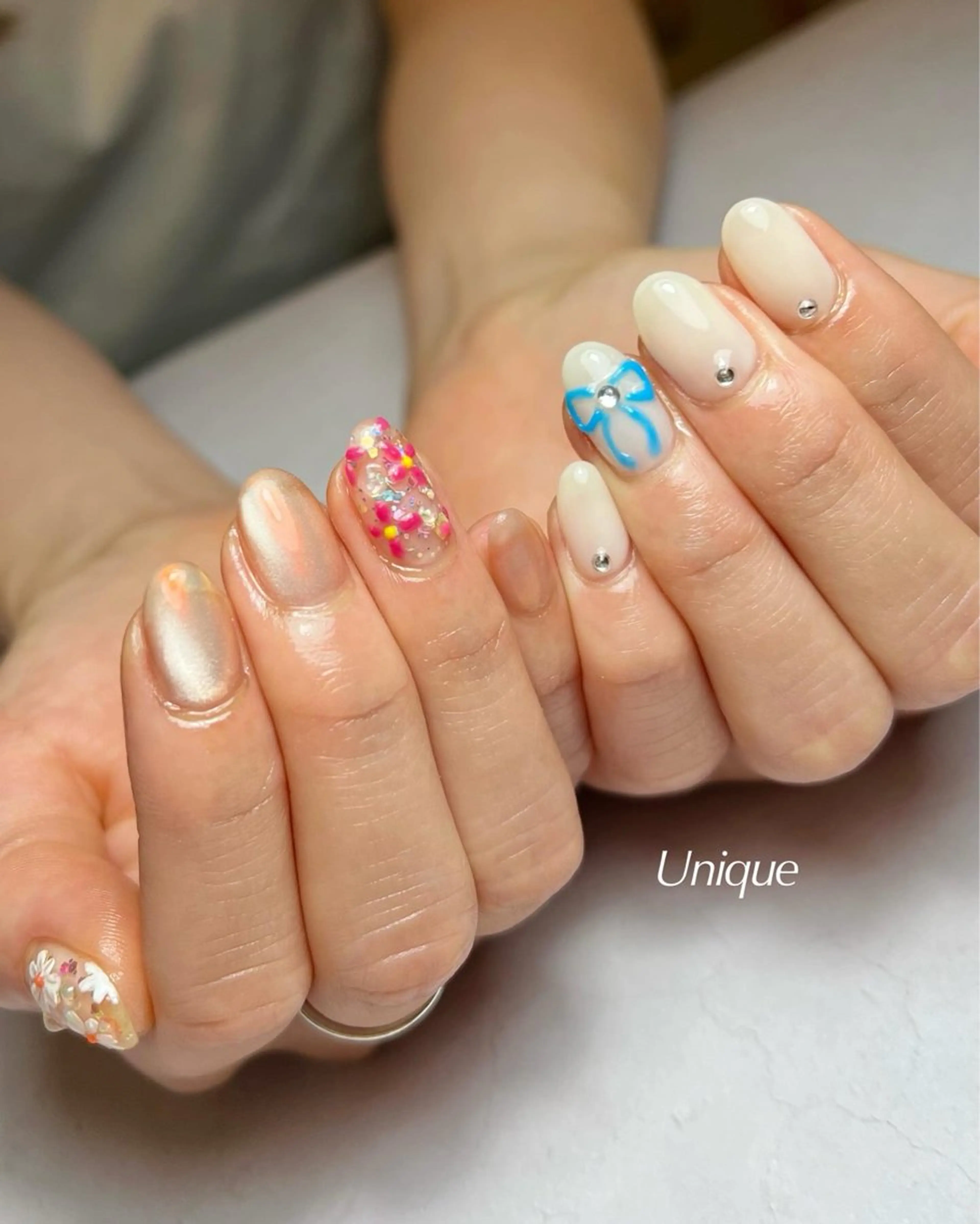 ネイル ハンドネイル Unique 【ユニーク】のネイルデザイン
