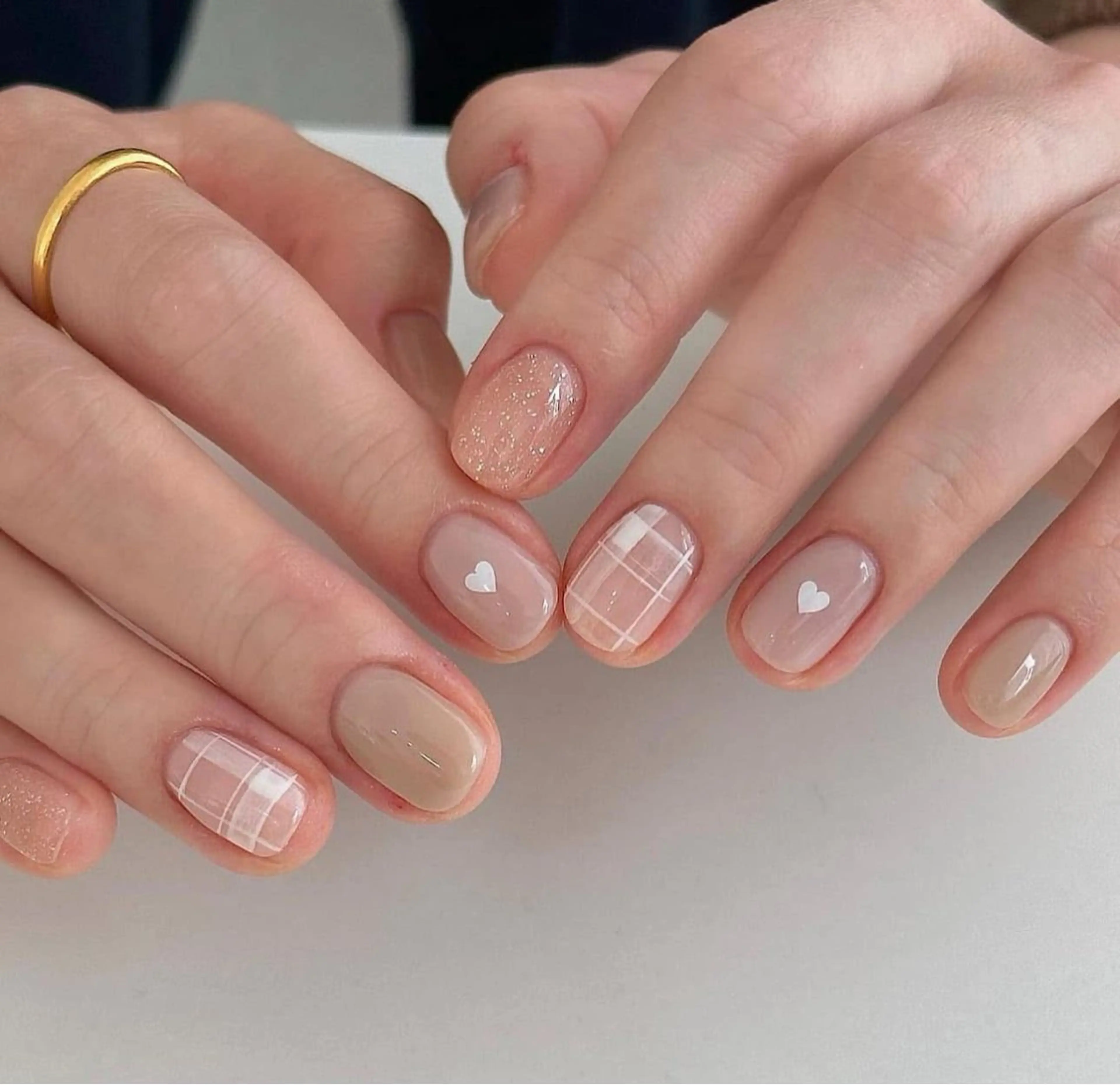 ネイル アートネイル 成人式 ジェルネイル ニュアンスネイル ネイルチップ Kora Nailのネイルデザイン