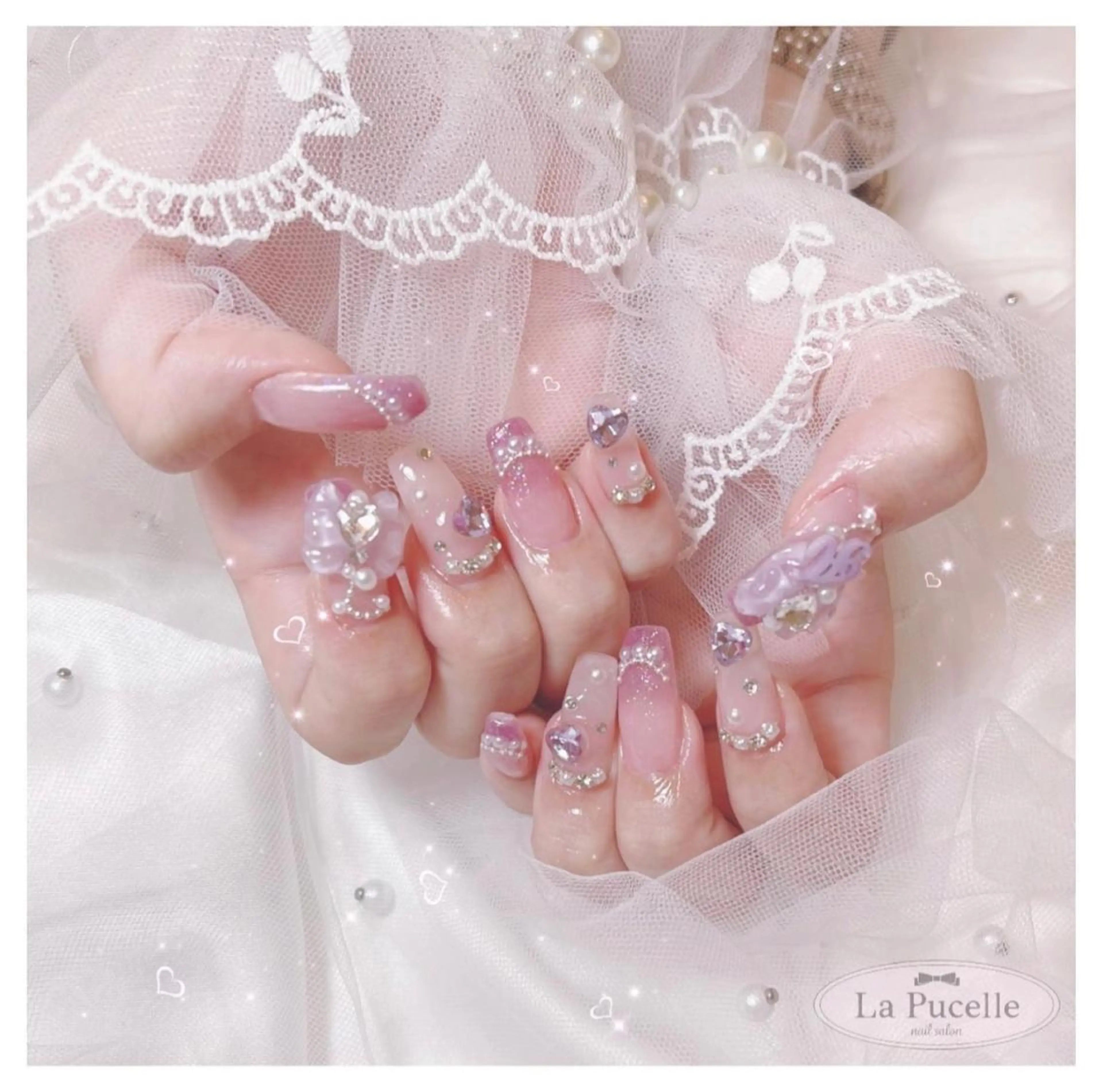 ネイル Nail Salon La Pucelle所属・La Pucelle ♡arisa♡のネイルデザイン
