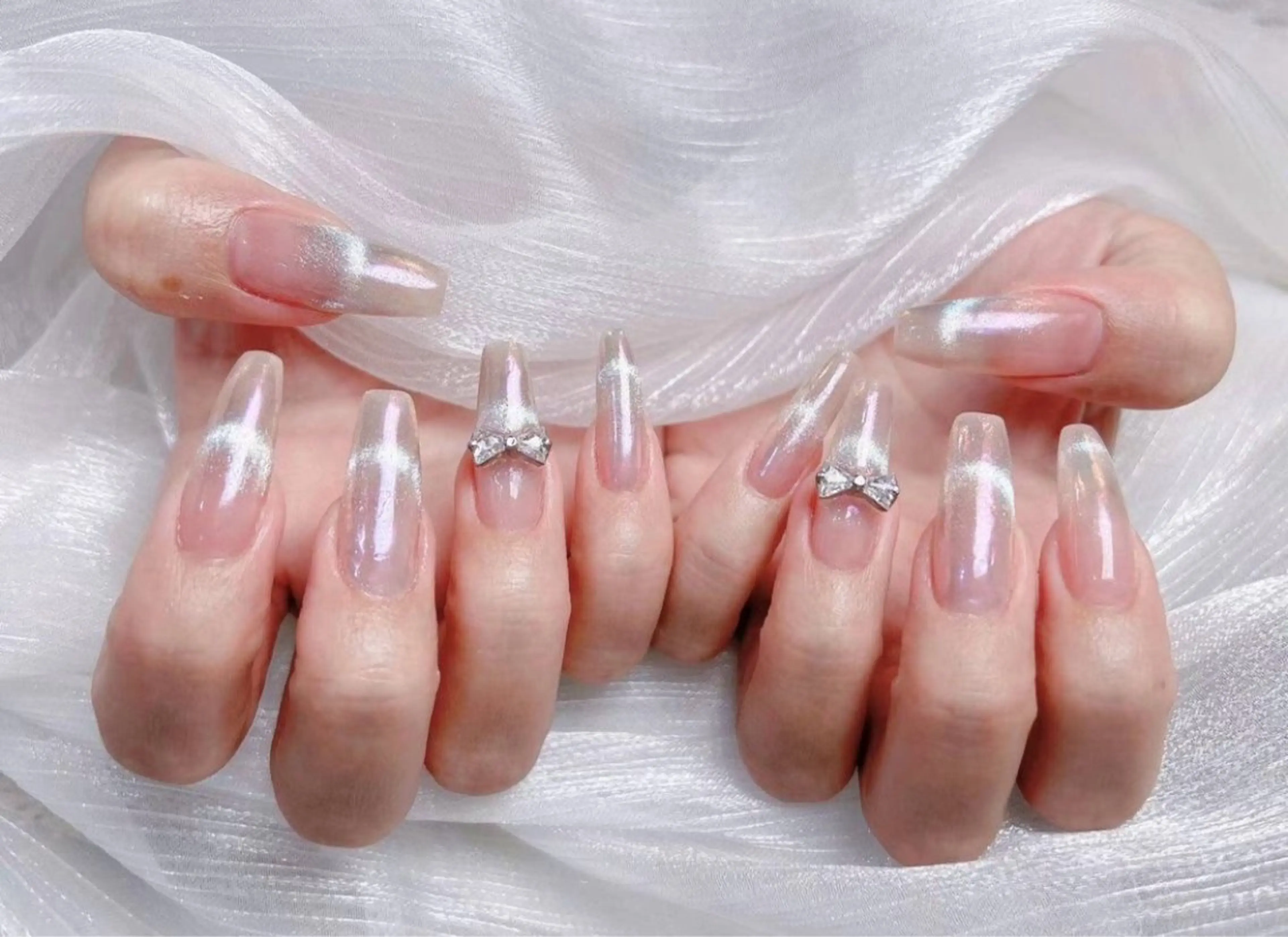 ネイル アートネイル フットネイル フレンチネイル ジェルネイル ハート My nail所属・babarla Nailのネイルデザイン