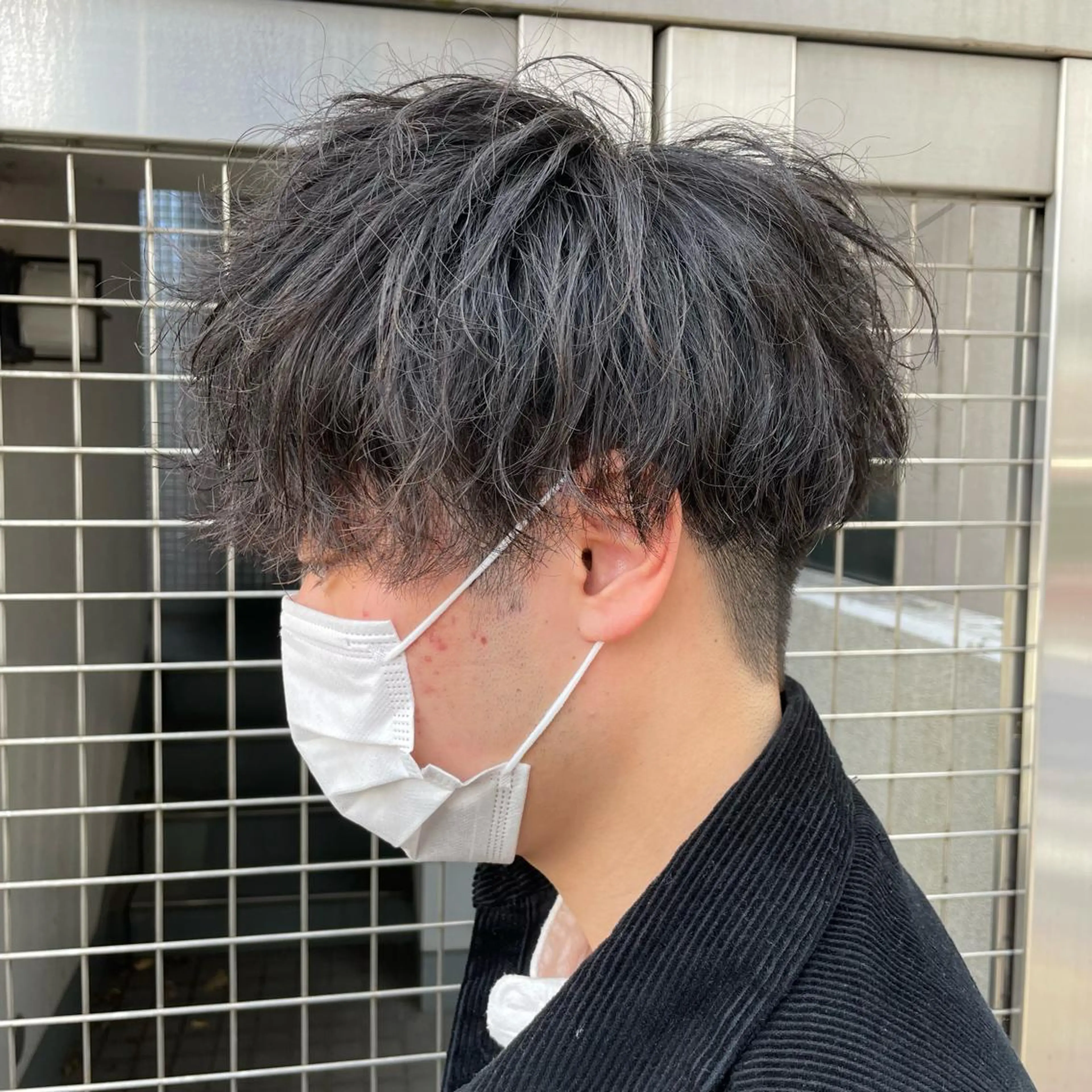 ショート パーマ メンズ カット パーマ 【メンズ縮毛矯正】 田中秀斗のヘアスタイル