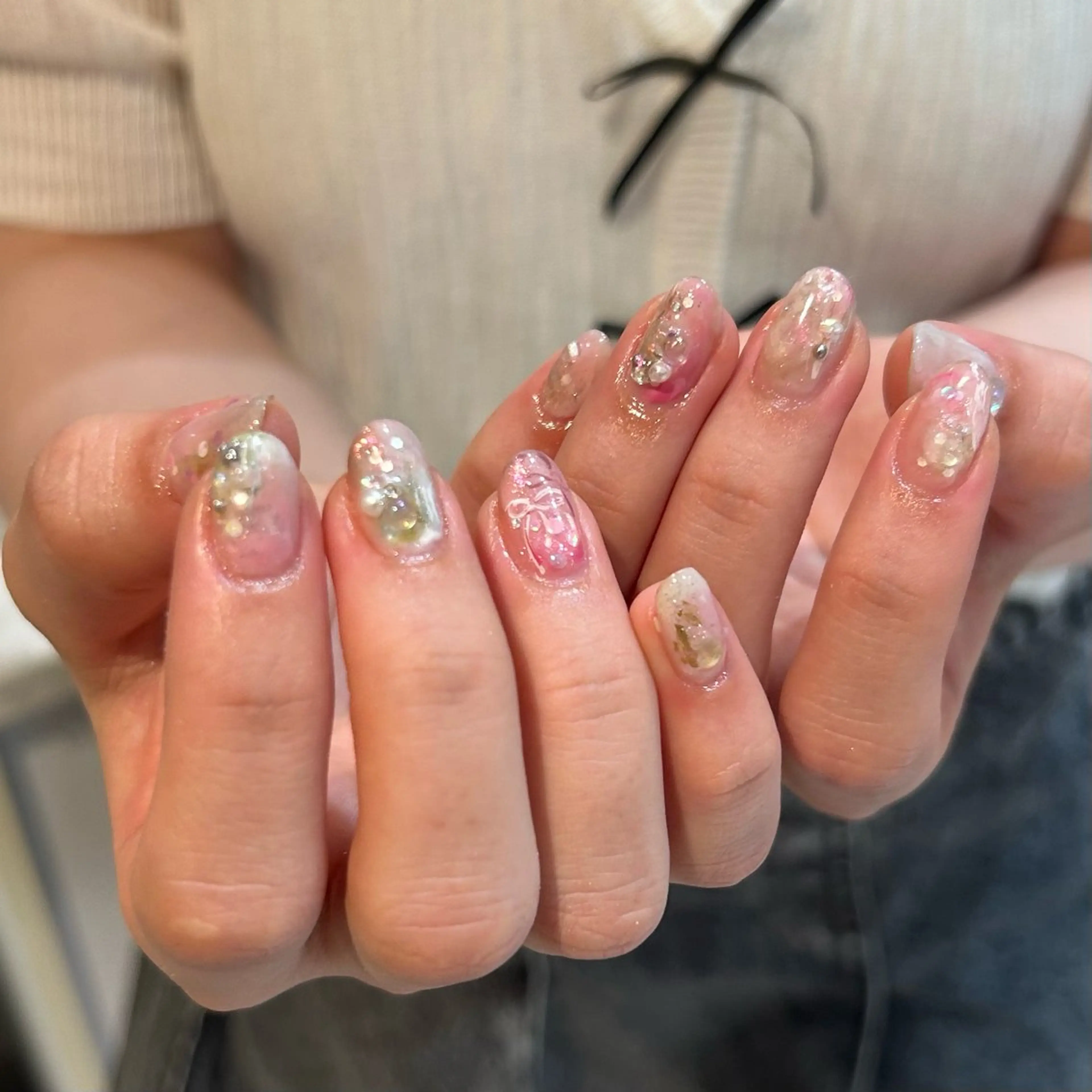 ネイル ハンドネイル 透明感カラー/ネイル COCORO🎀☘️のヘアスタイル