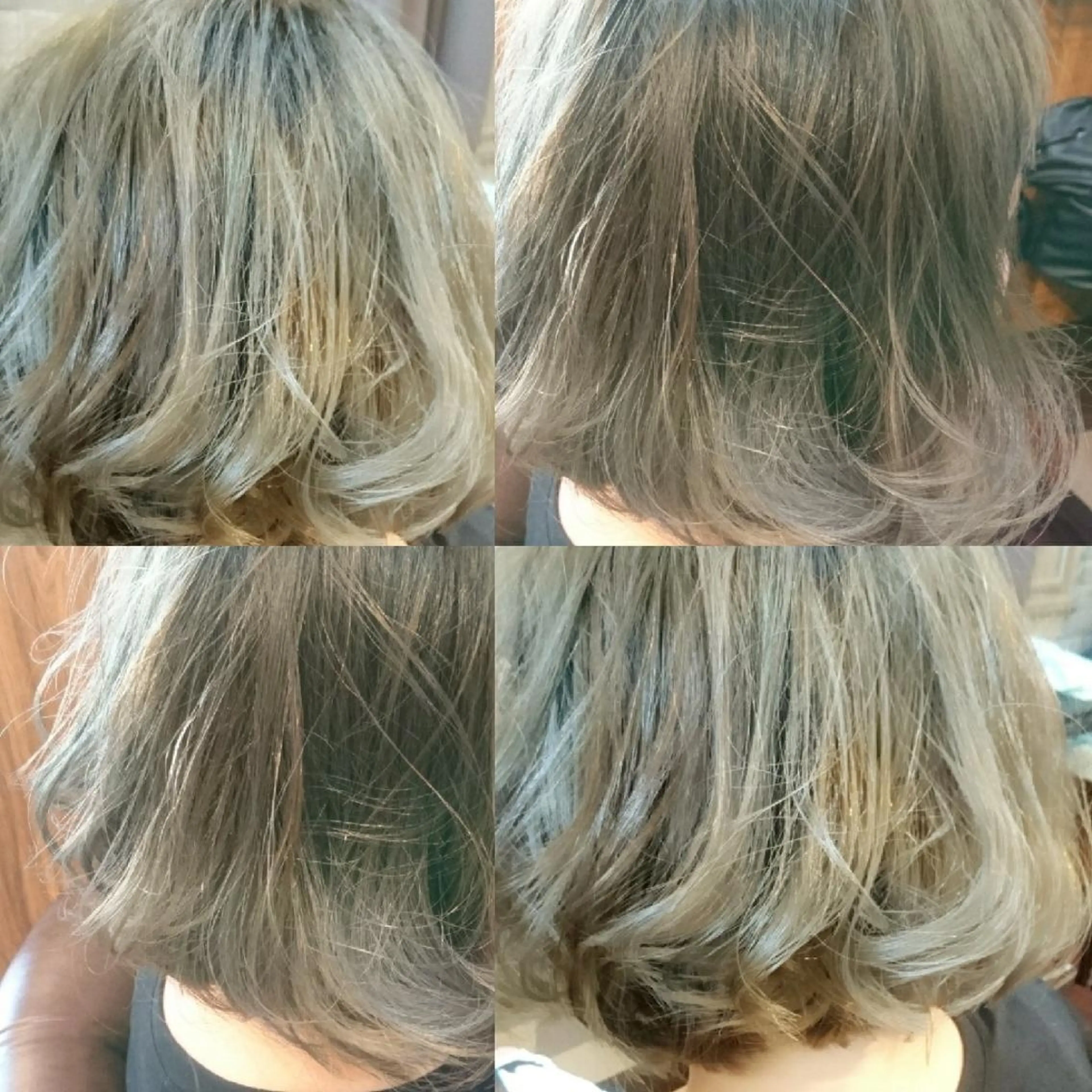 ショート カラー アッシュ アッシュグレー ブルーカラー グラデーションカラー ハイライトカラー ヘアカラー トリートメント 美髪 カラーリストのヘアスタイル