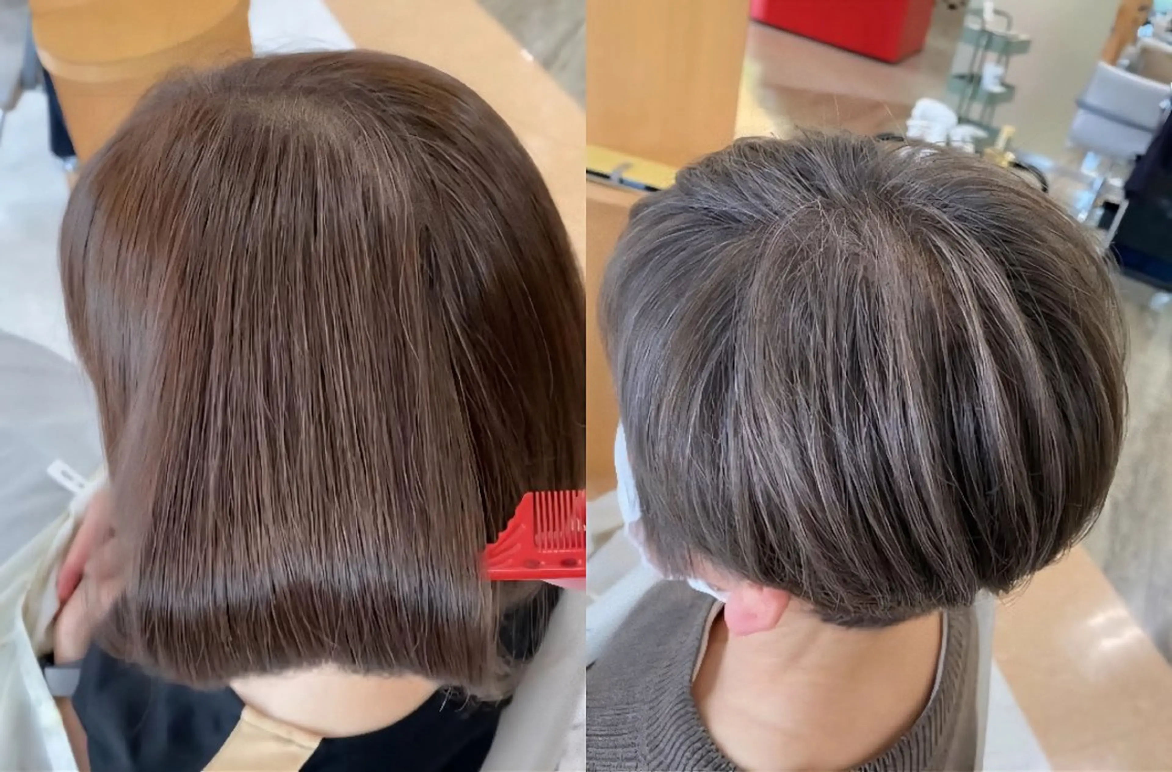 白髪ぼかしカラー＋気分爽快ヘッドスパ🫧の写真
