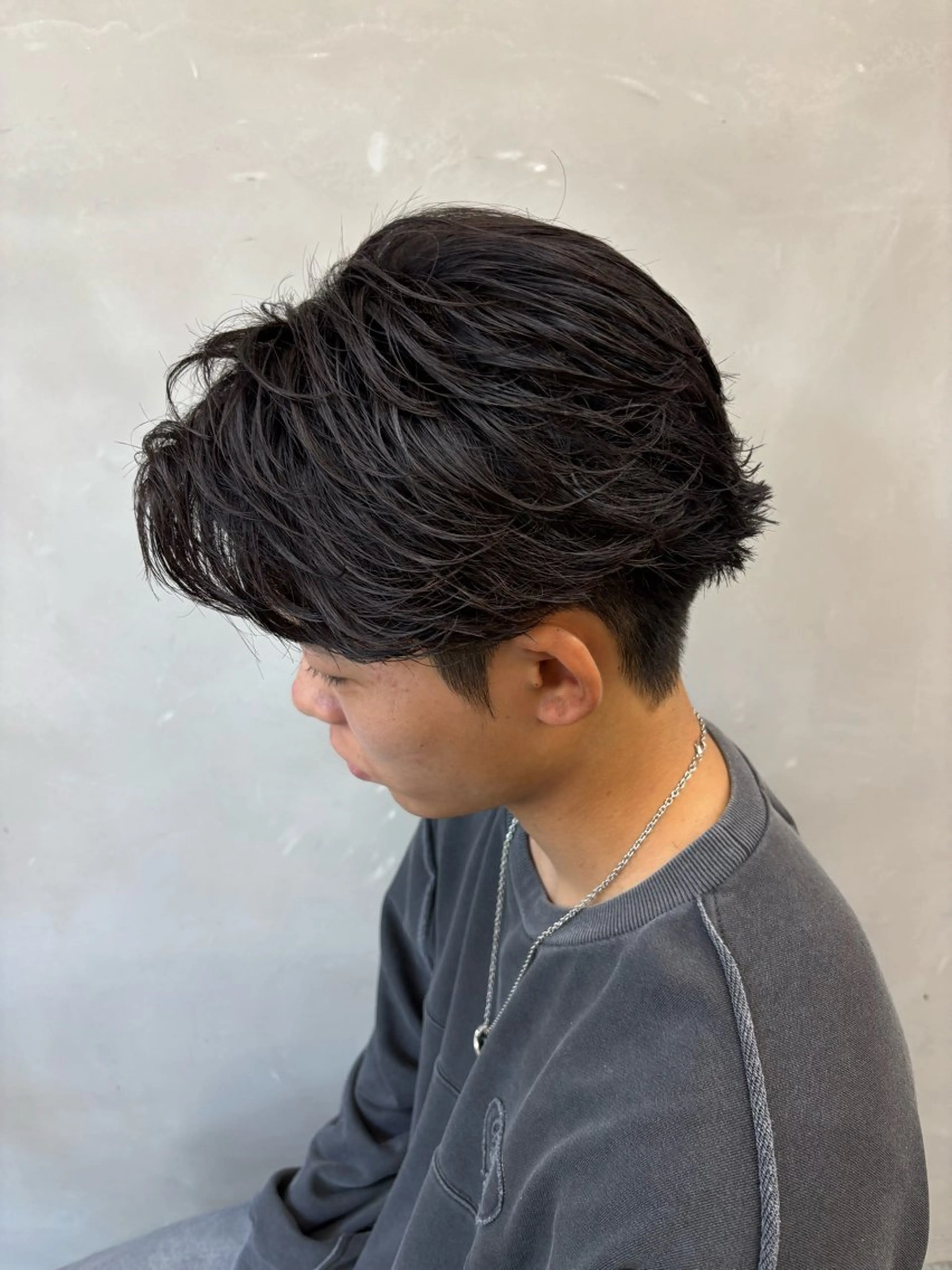 ショート メンズ カット パーマ 鹿児島 TSUBASAのヘアスタイル