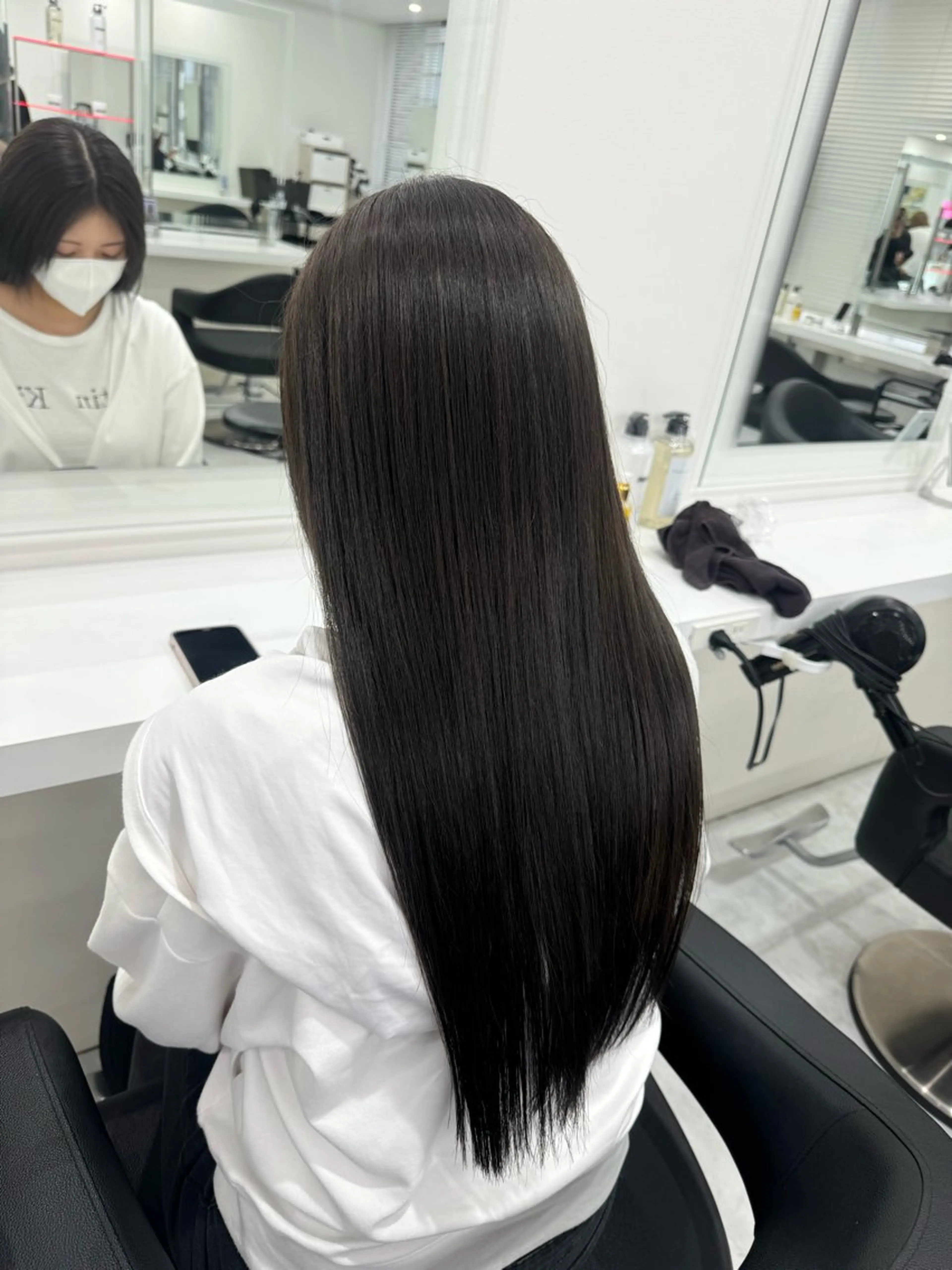 カラー ヘアカラー トリートメント 大人っぽ韓国🤍ブリ ーチ/mitsukiのヘアスタイル