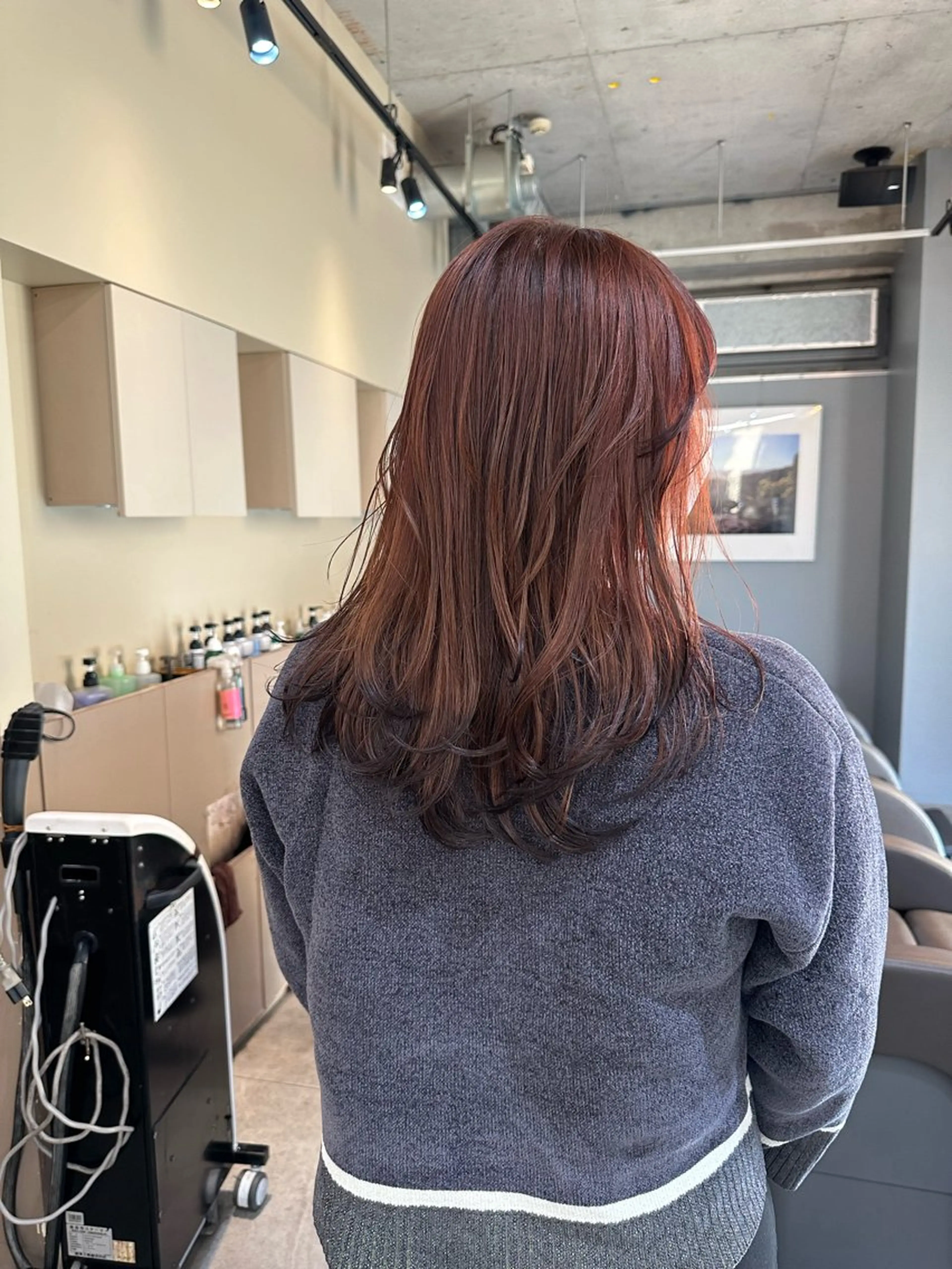 ミディアム カラー ヘアカラー さとう あやかのヘアスタイル