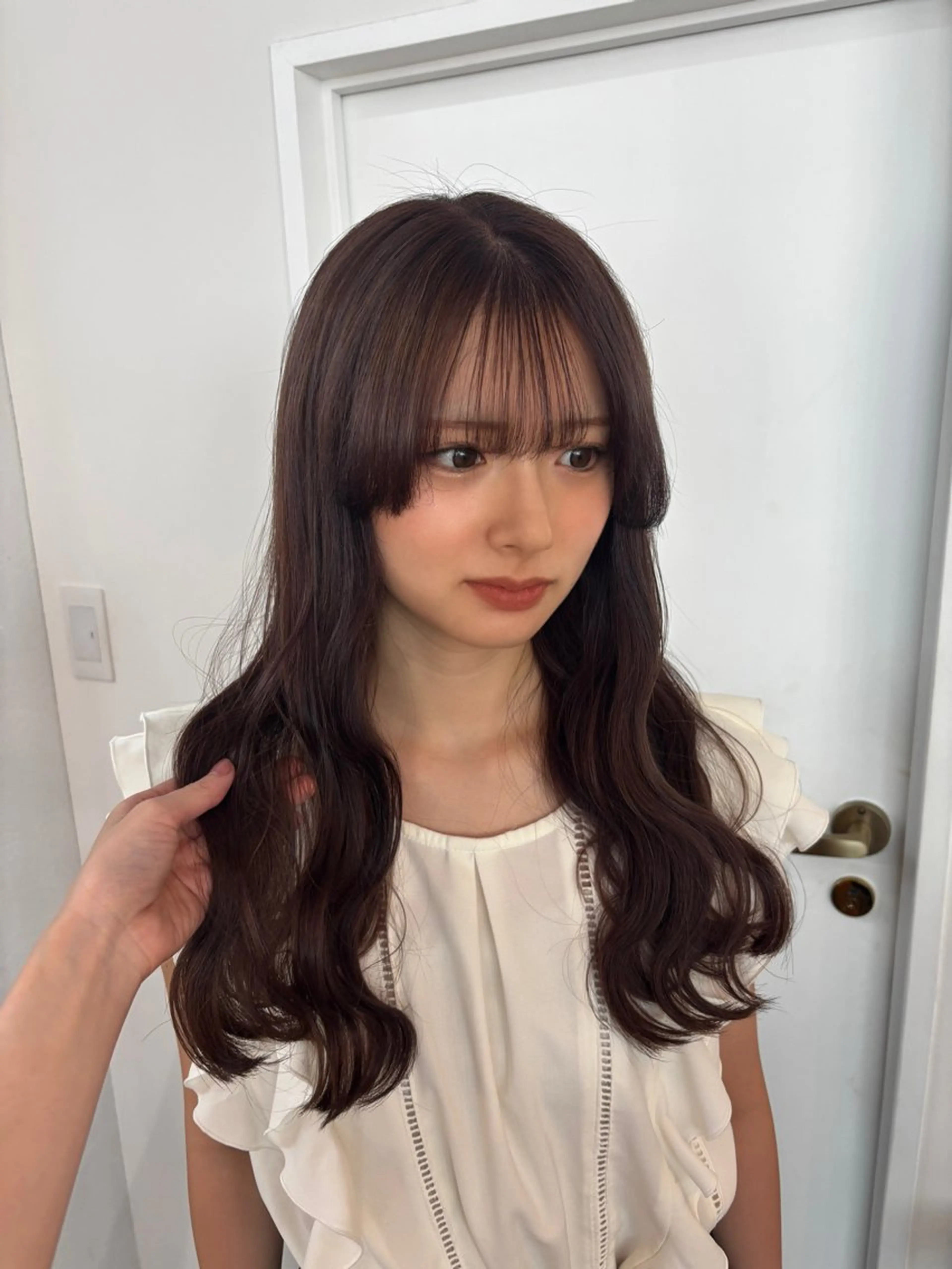 ロング 🤍Nozomi/ オリーブカラー🌿のヘアスタイル