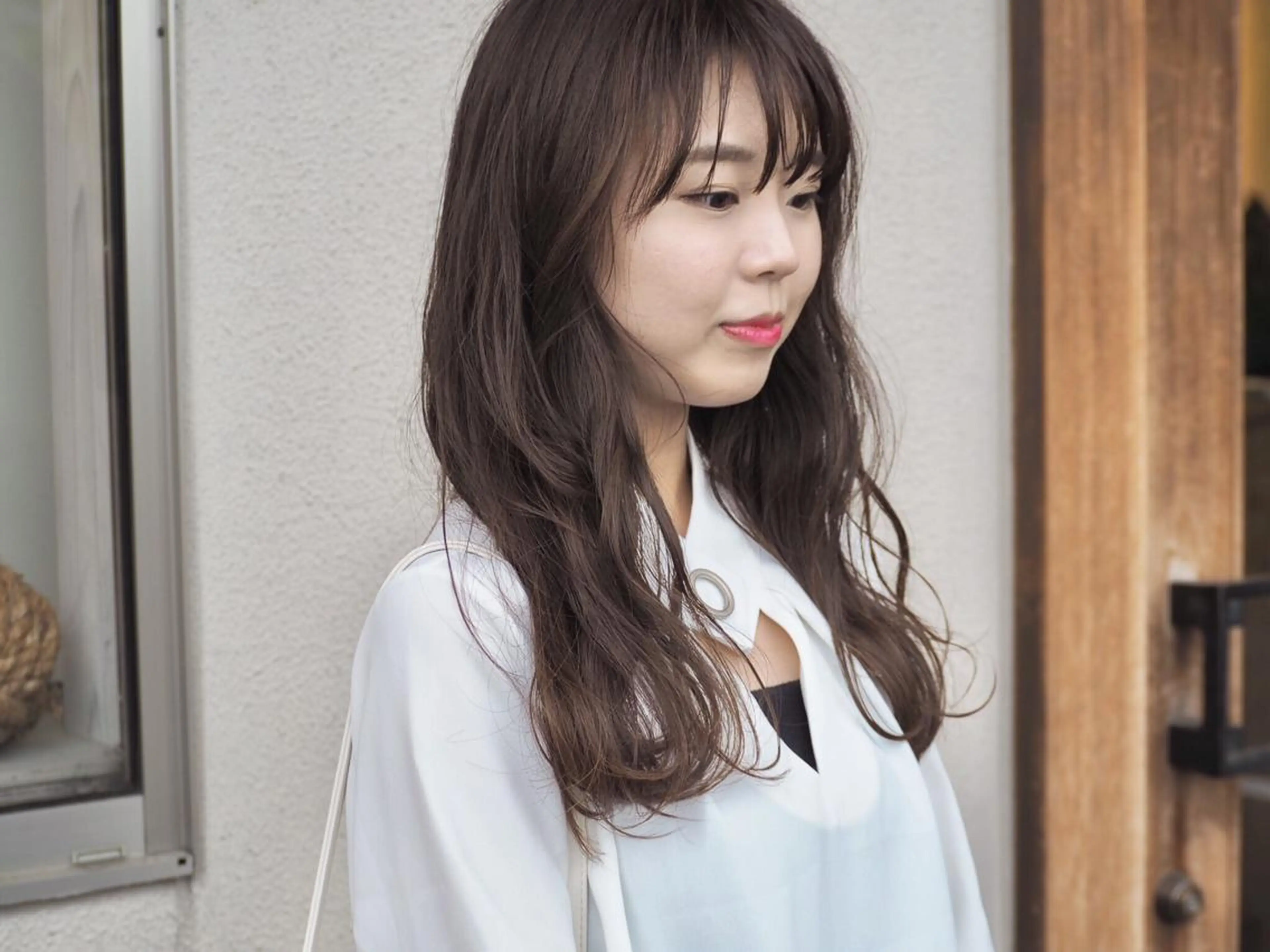 ロング カラー ヘアアレンジ ベージュカラー holm hair所属・酒井 透のヘアスタイル