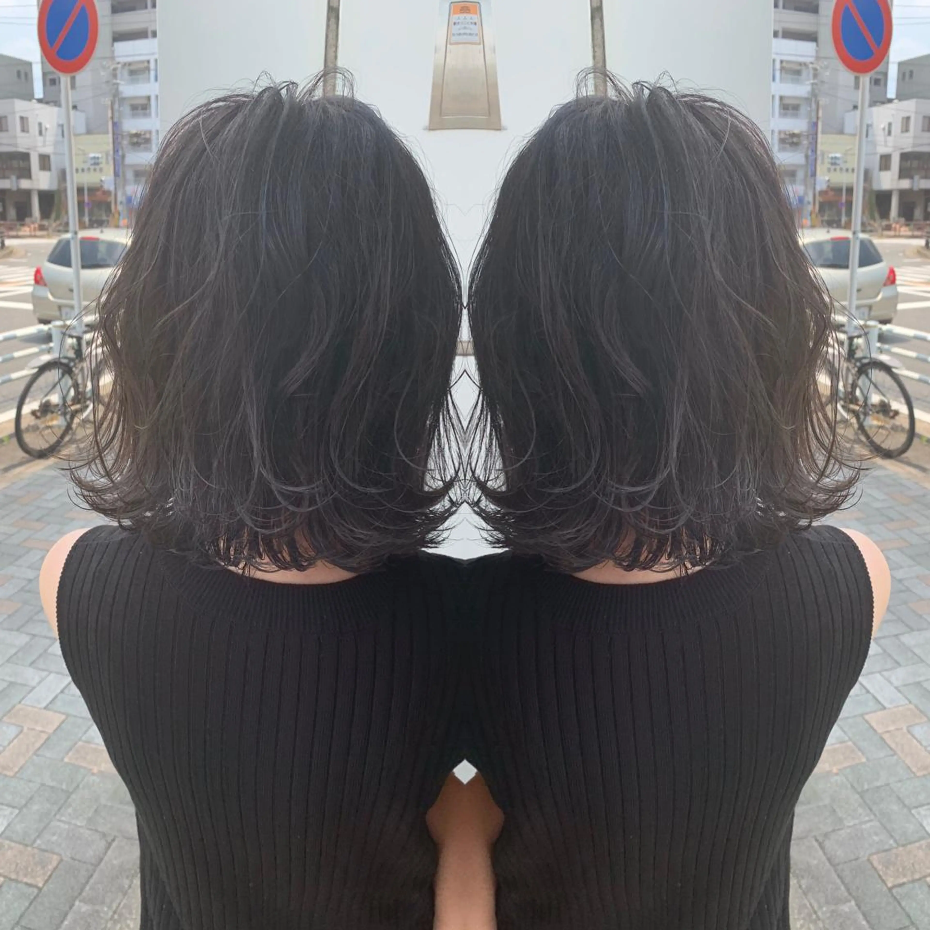 ミディアム 川嶋 saronLEPIAのヘアスタイル