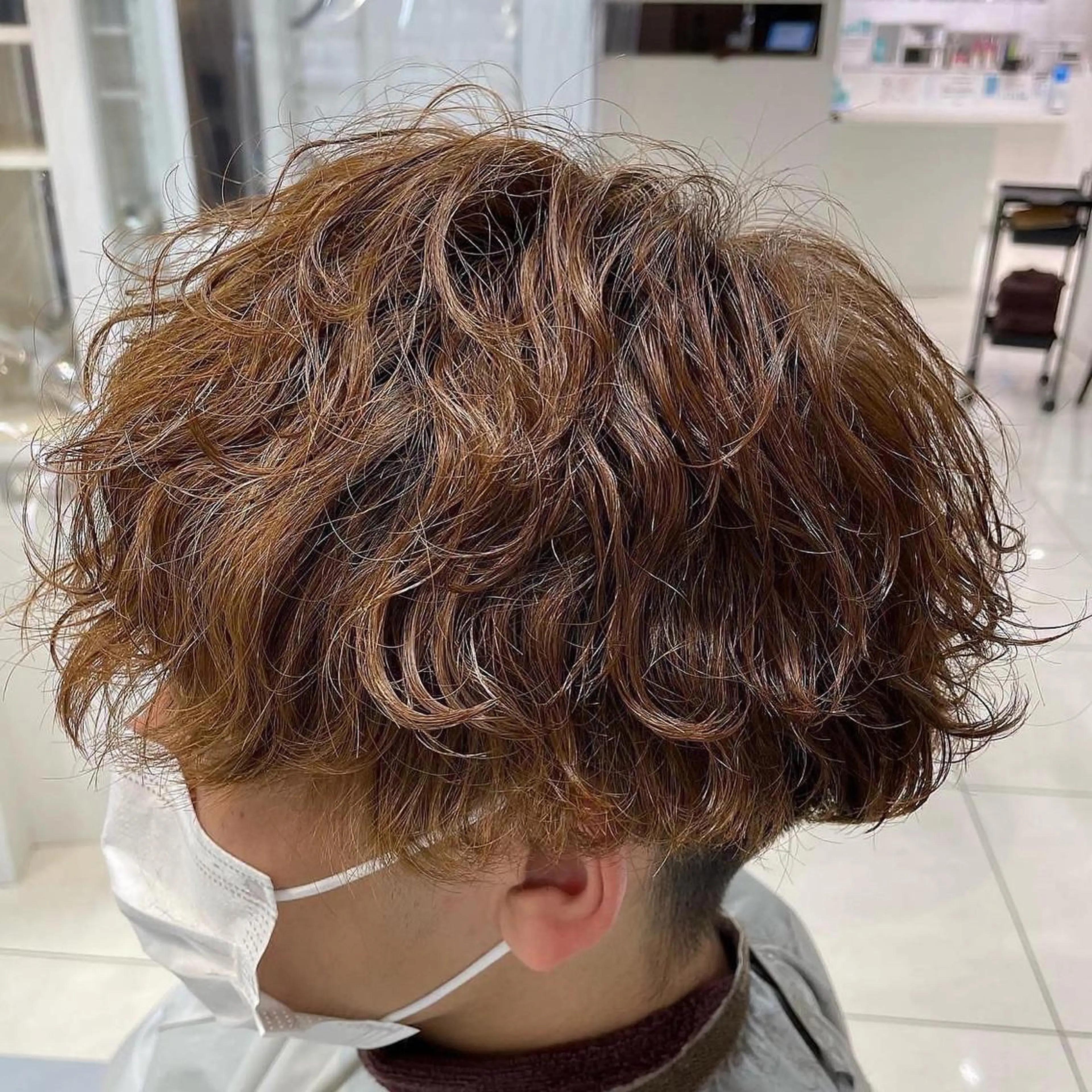 ショート カット パーマ トリートメント フェザーパーマ職人 🪶ryosukeのヘアスタイル