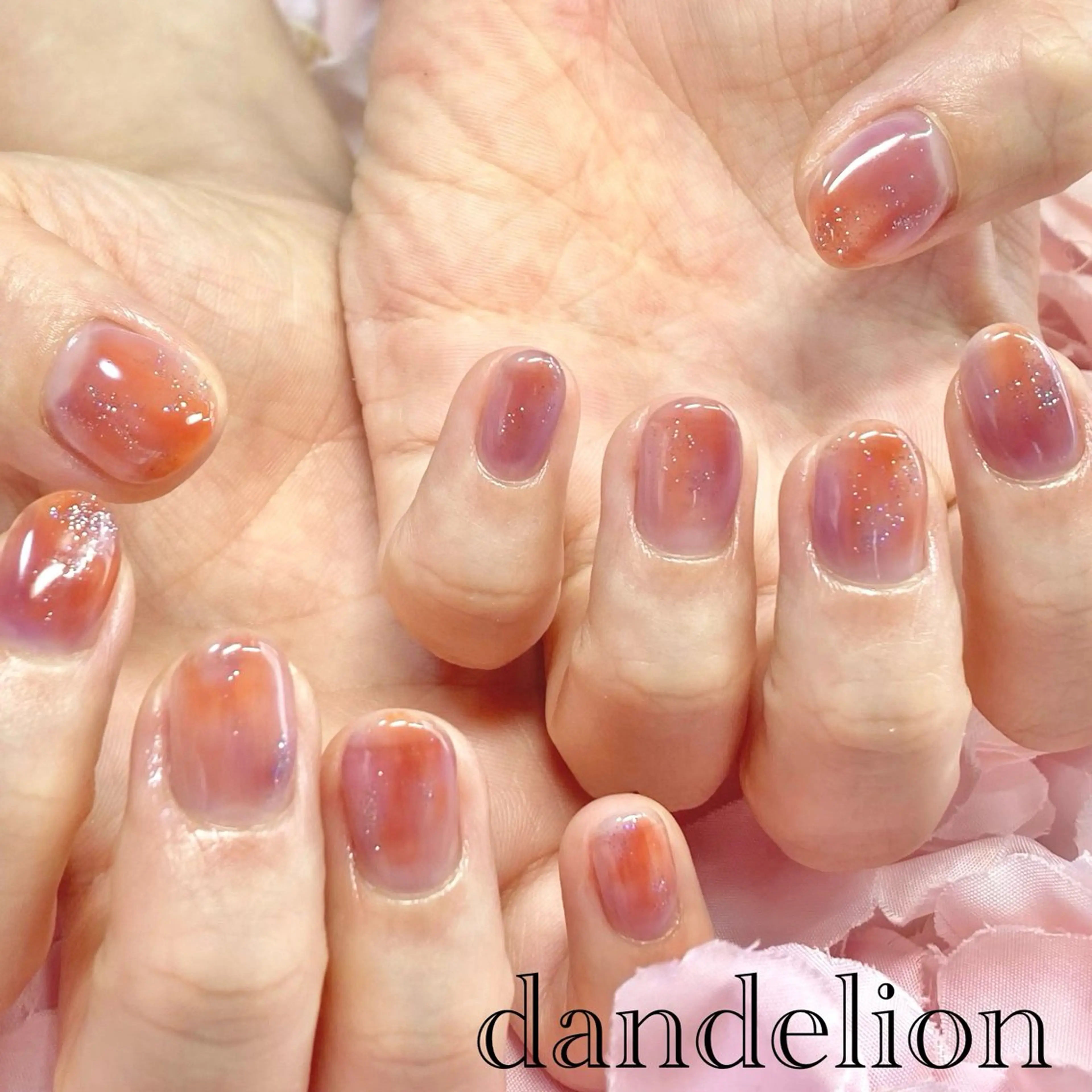 ネイル ハンドネイル ハンドケア dandelion ダンデライオンのネイルデザイン