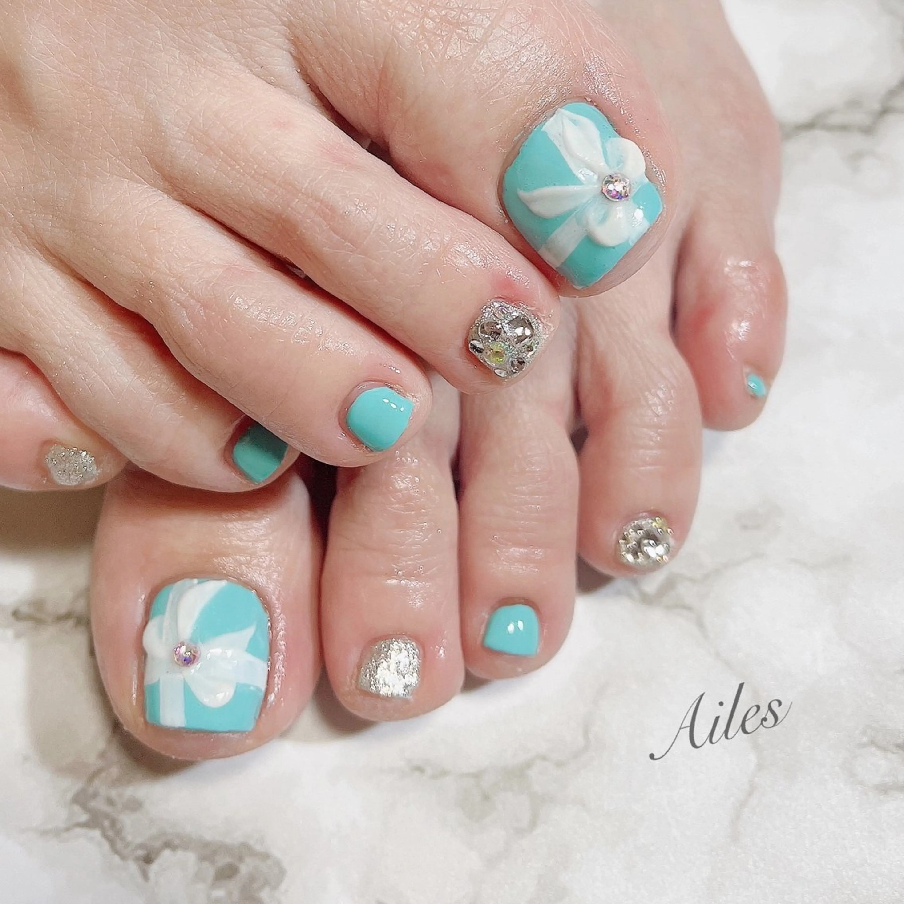 ネイル フットネイル Ailes mayumiのネイルデザイン