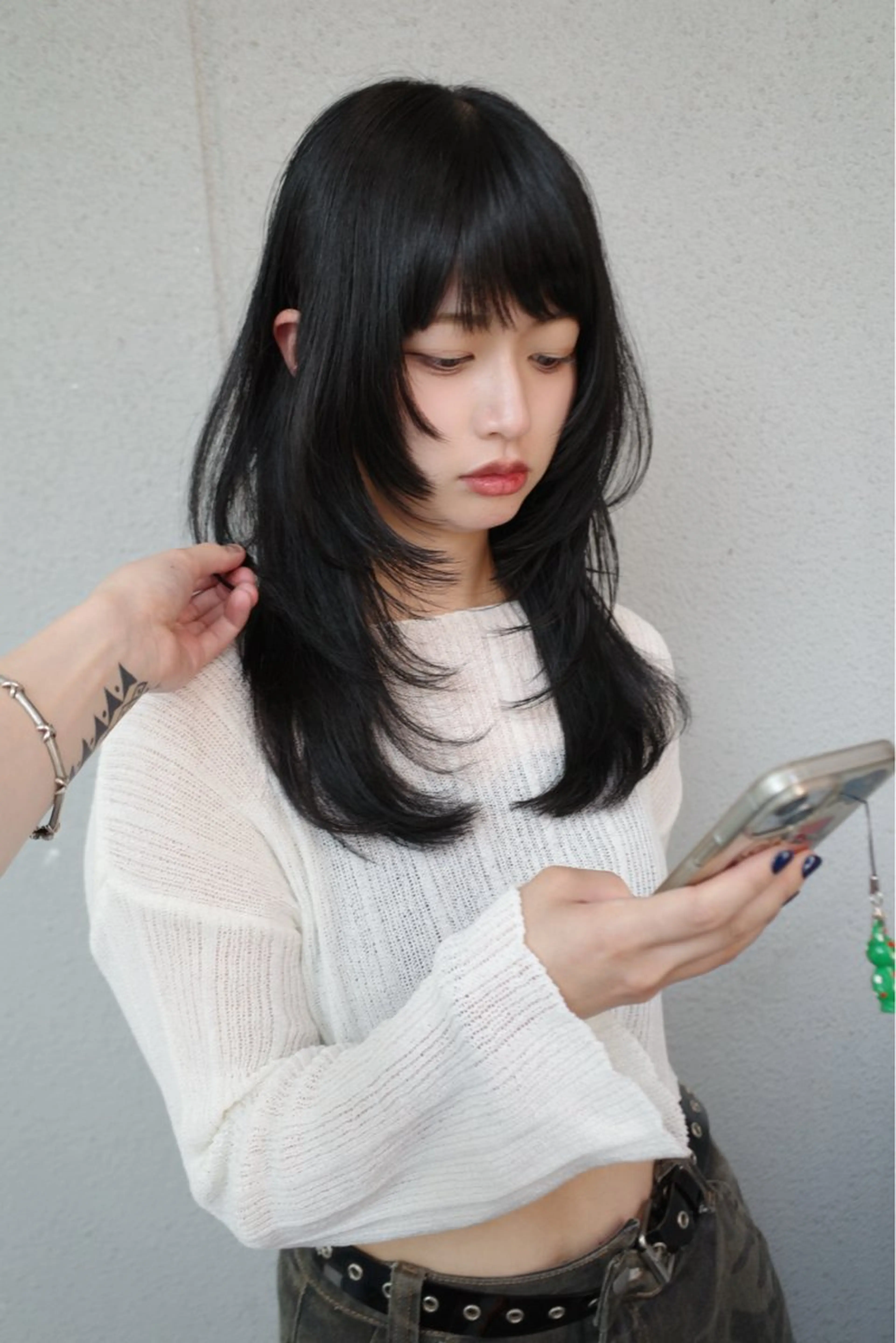 ミディアム カラー カット ヘアカラー トリートメント SALOWIN所属・ブリーチ✨ ボブ✨レイヤーのヘアスタイル