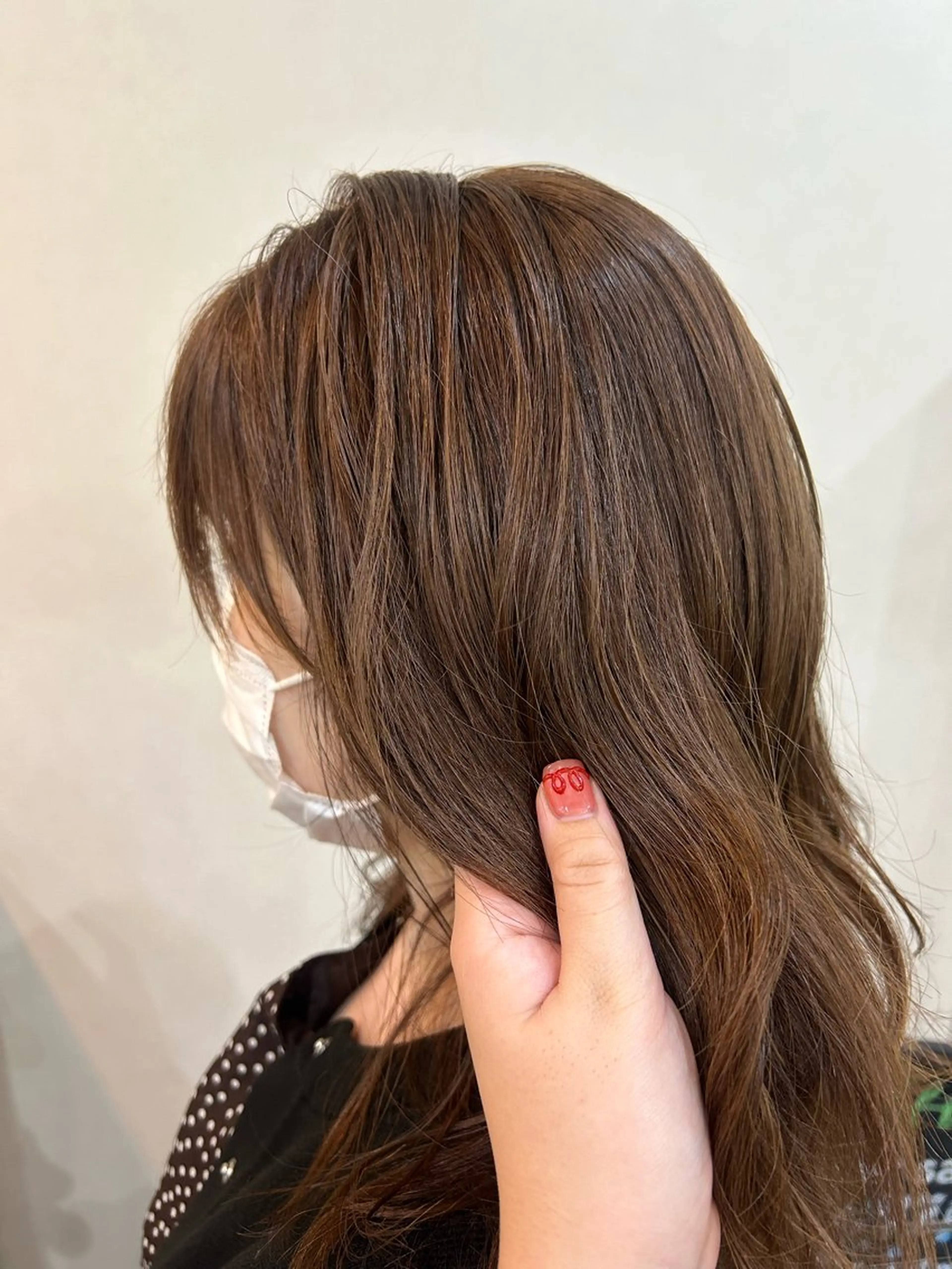 セミロング カット ヘアカラー トリートメント ボブ/透明感カラー 🧸YUI❤️のヘアスタイル